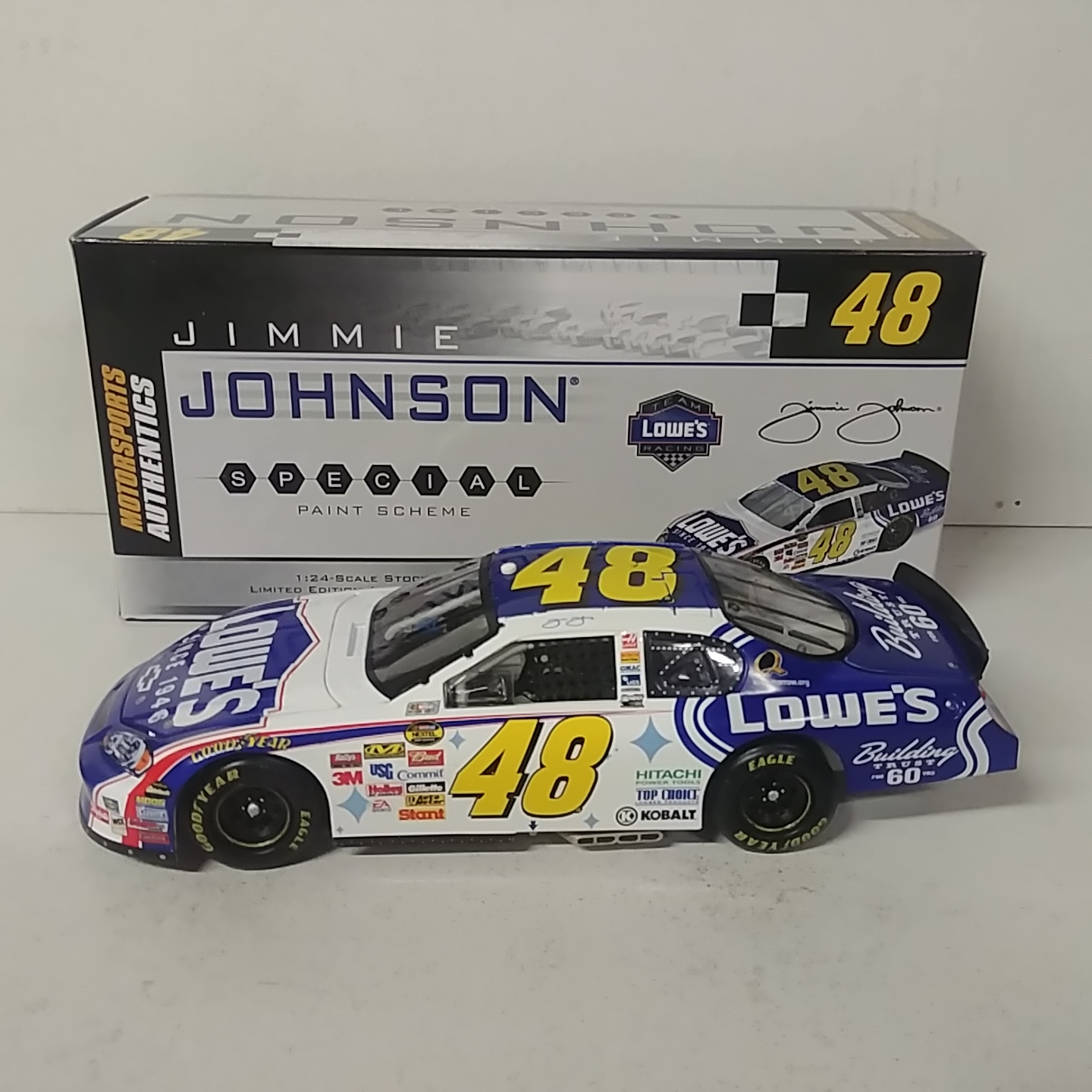 2006 Jimmie Johnson 1 24th Lowe S 60th Anniversary C W Car