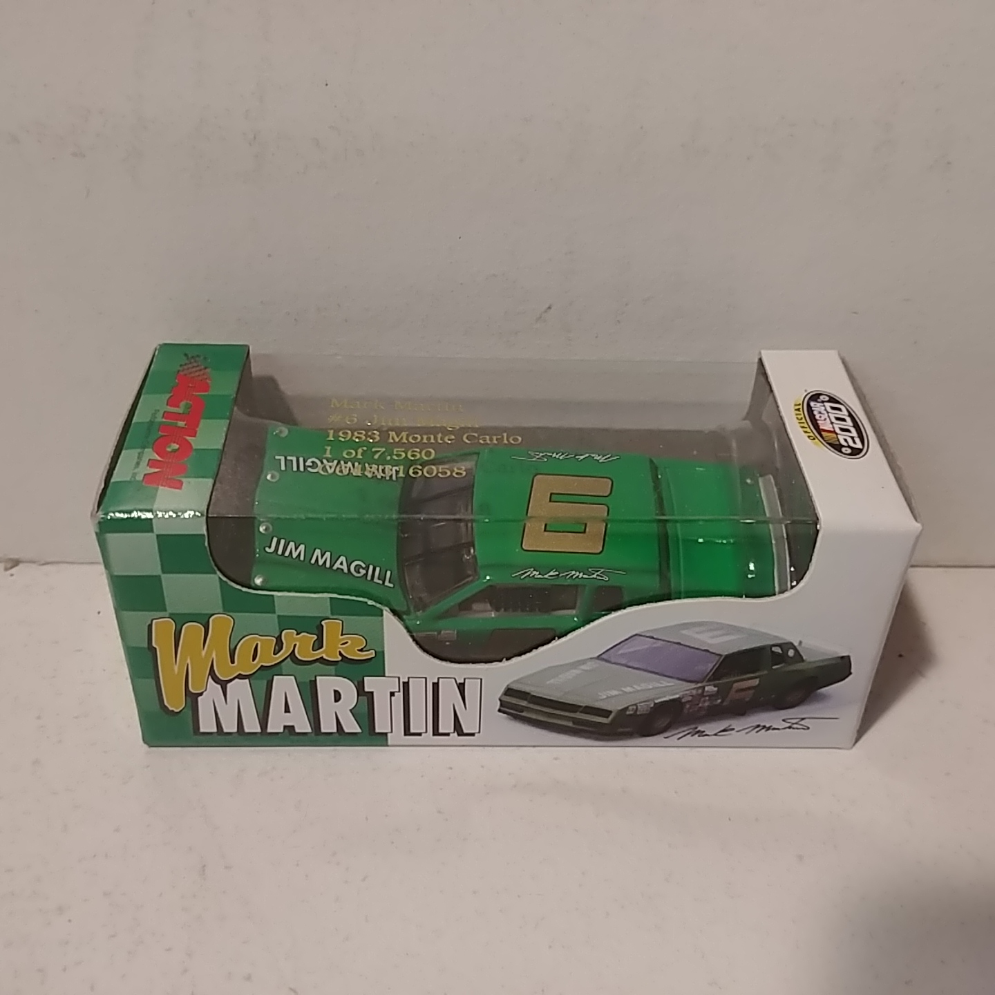 1983 Mark Martin 1/64th Jim Magill "Green" RCCA hood open Monte Carlo