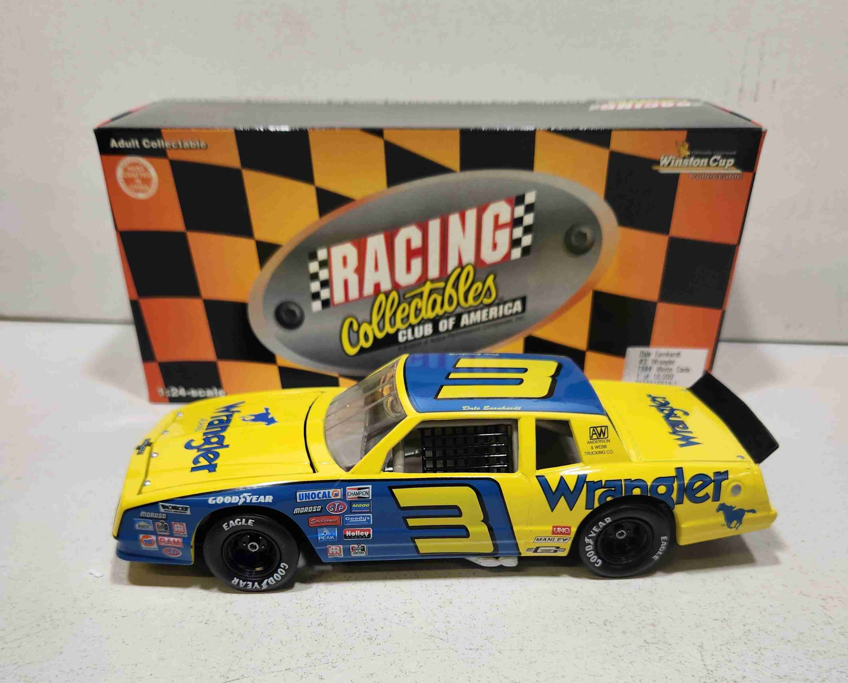 1984 Dale Earnhardt 1/24th Wrangler Monte Carlo