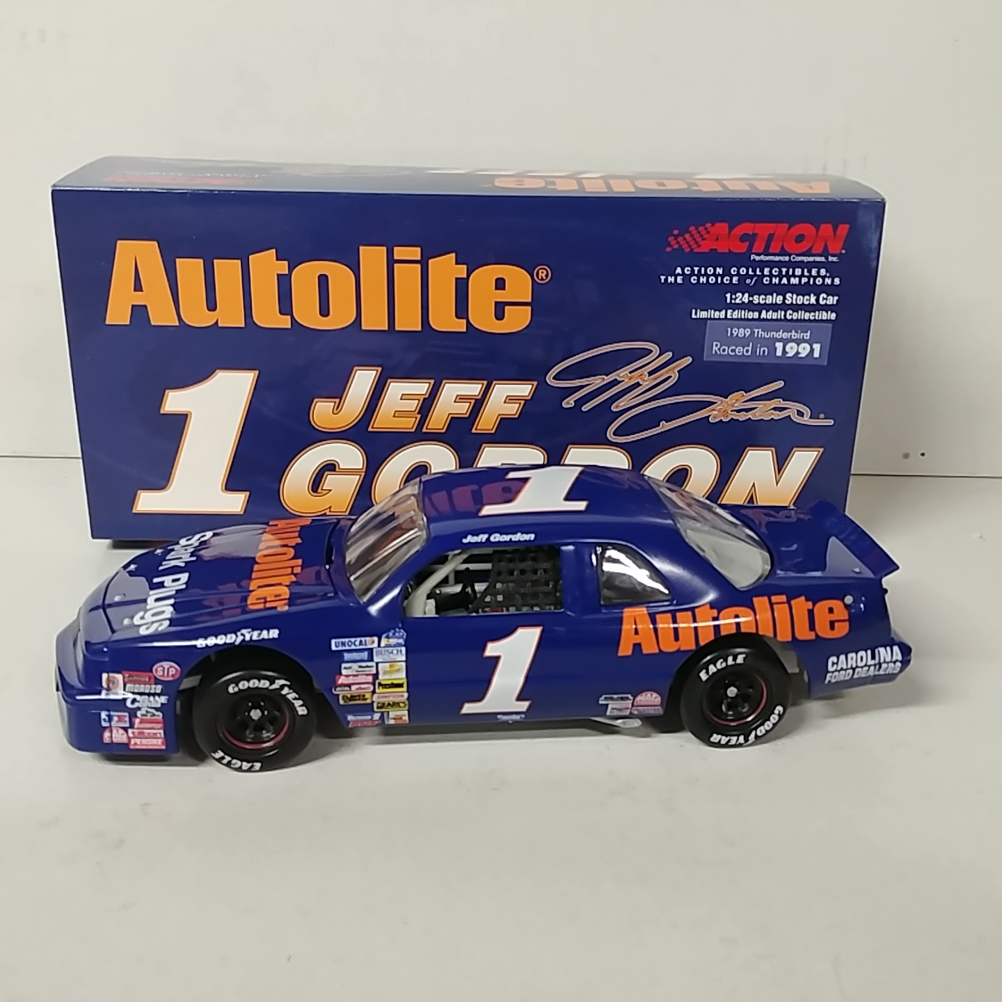 1989 Jeff Gordon 1/24th Autolite Thunderbird