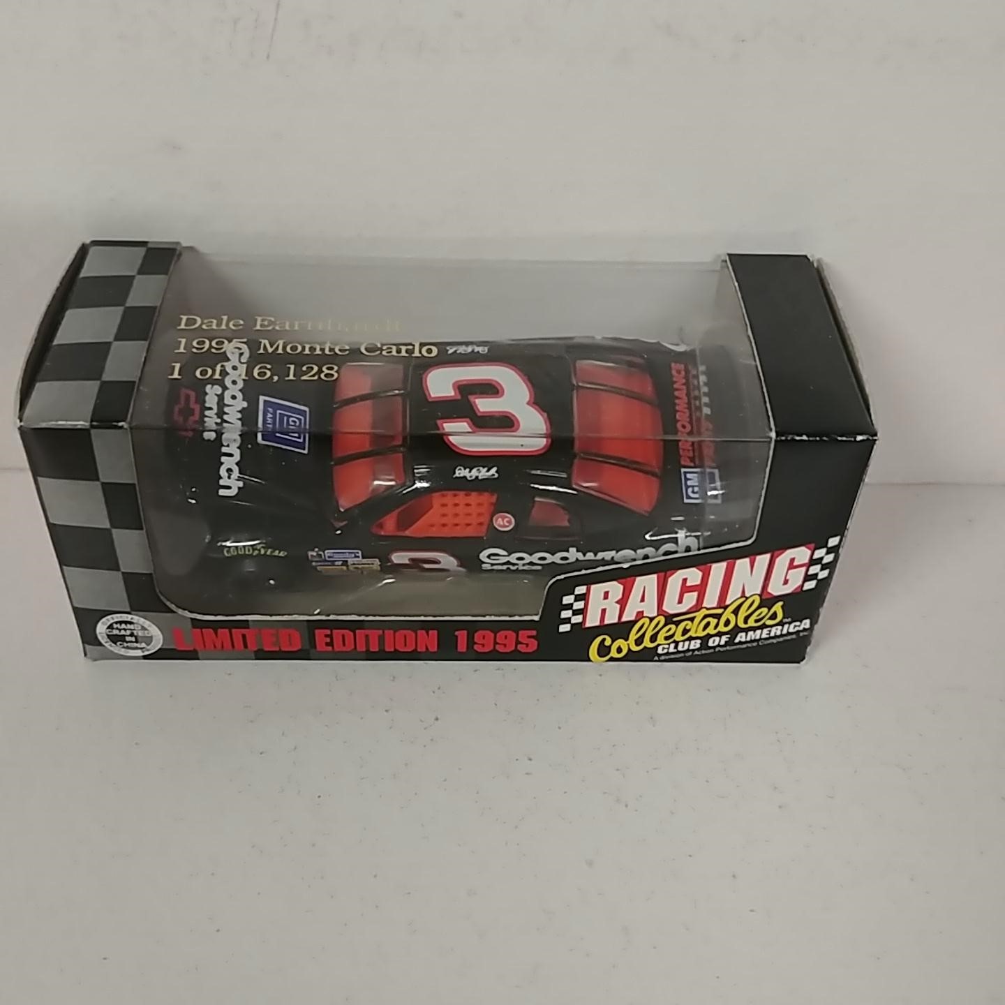 1995 Dale Earnhardt 1/64th GM Goodwrench hood open Monte Carlo