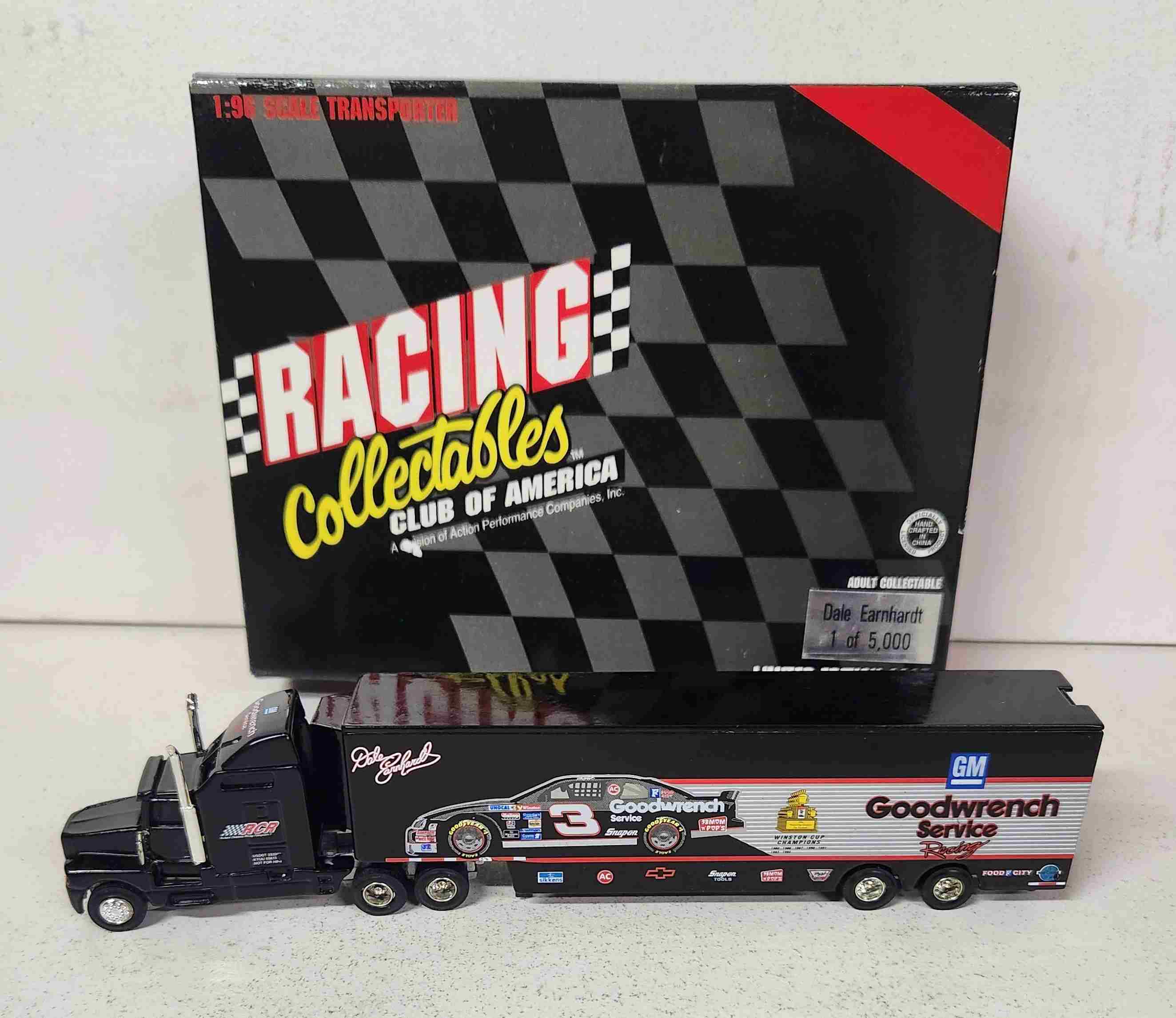 1995 Dale Earnhardt 1/96th Goodwrench Transporter