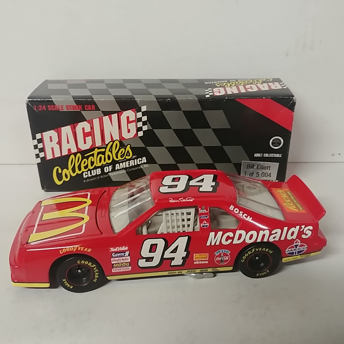 1995 Bill Elliott 1/24th McDonald's Thunderbird