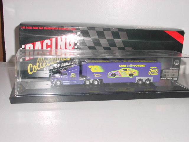 1995 Jimmy Spencer 1/96th Smokin Joe's hauler