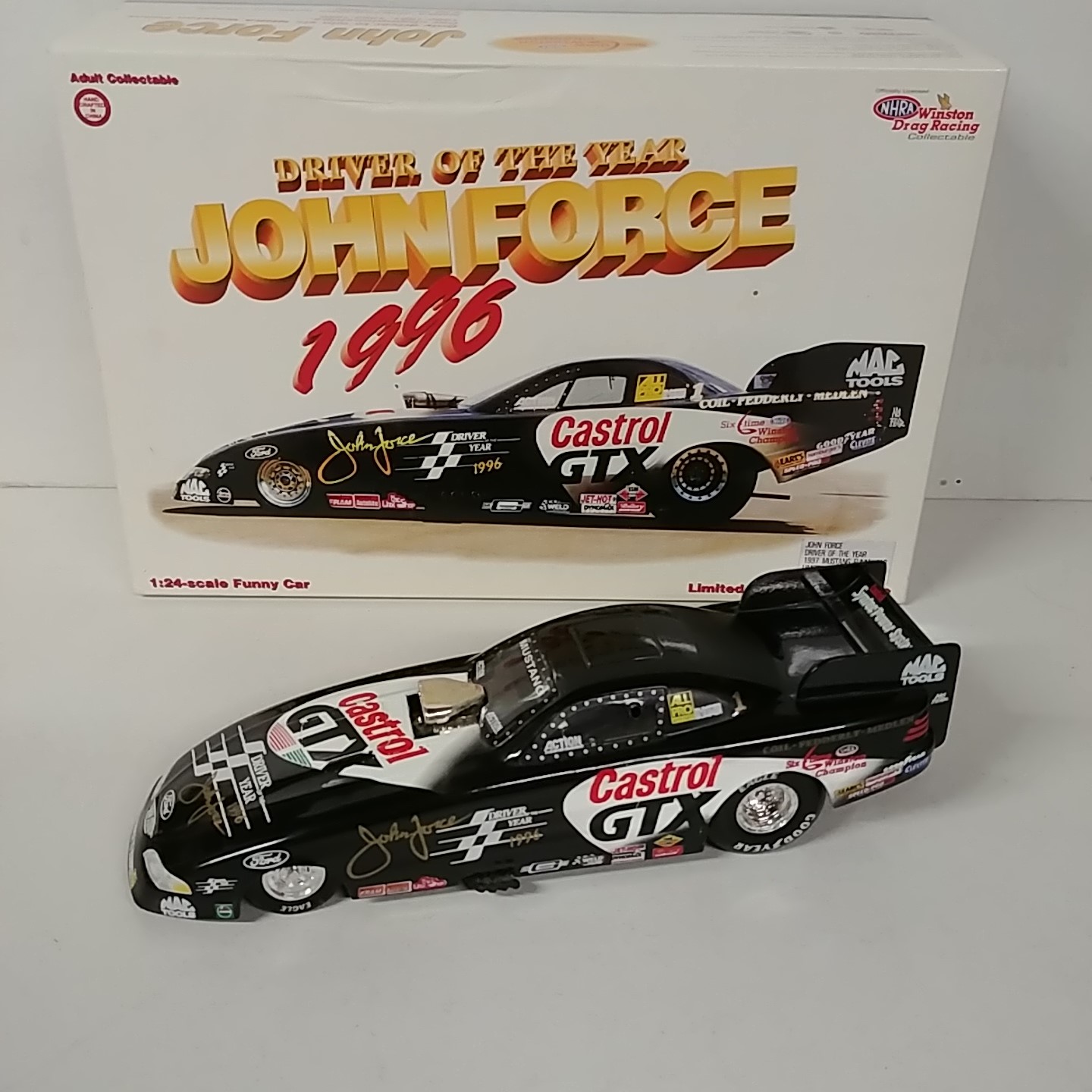 Action Racing Collectibles NHRA John Force 1:32 1997 Mustang Funny Car 