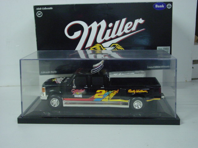 1996 Rusty Wallace 1/24th Miller "Splash" dually bank