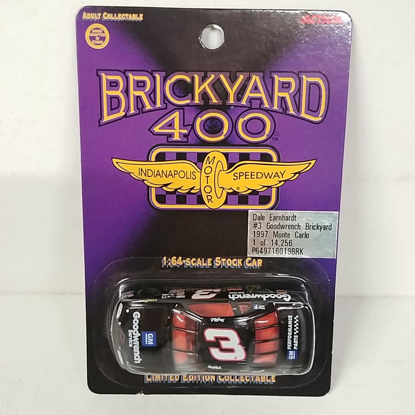 1997 Dale Earnhardt 1/64th Goodwrench "Brickyard" c/w car