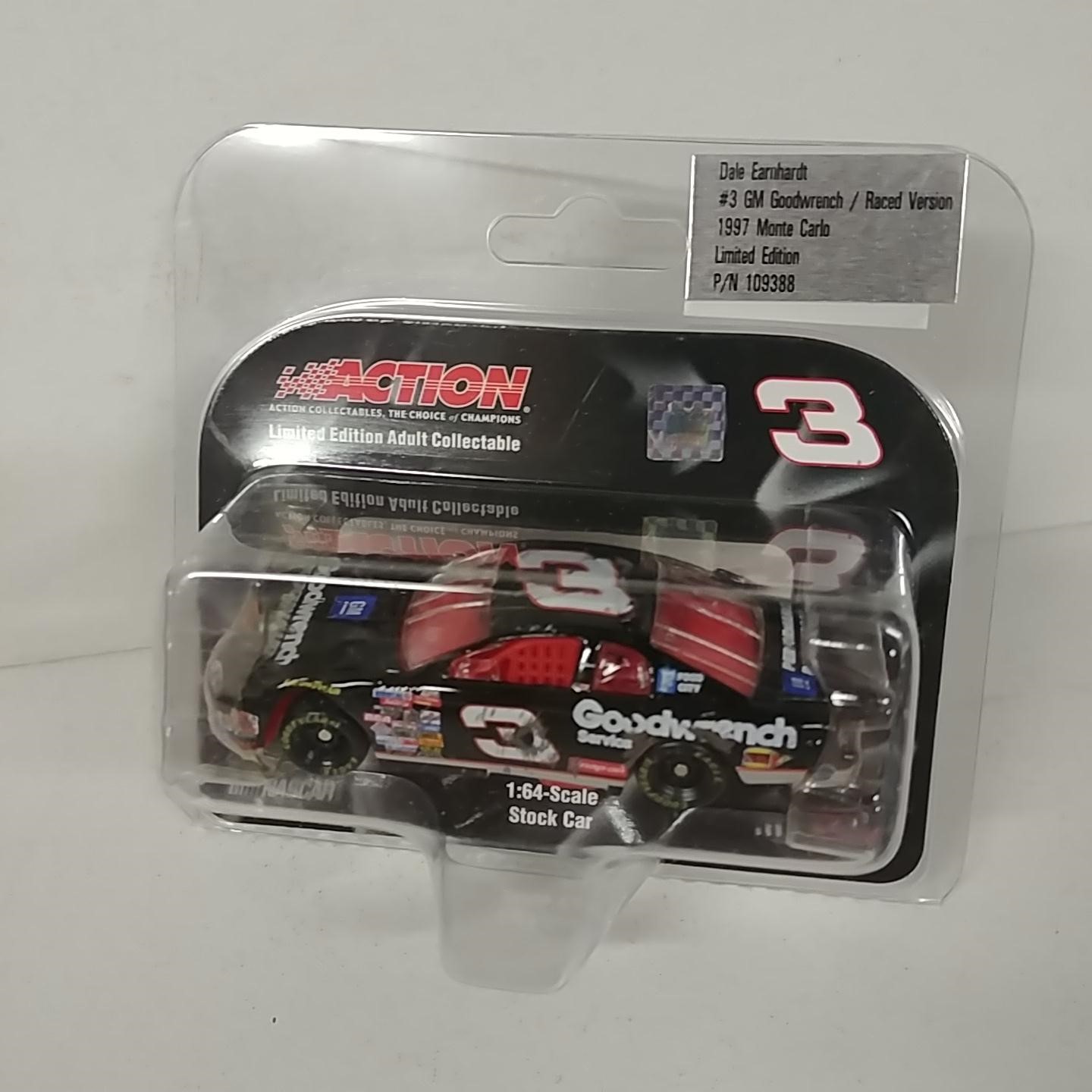 1997 Dale Earnhardt 1/64th GM Goodwrench  "Raced Version Crash Car" AP car