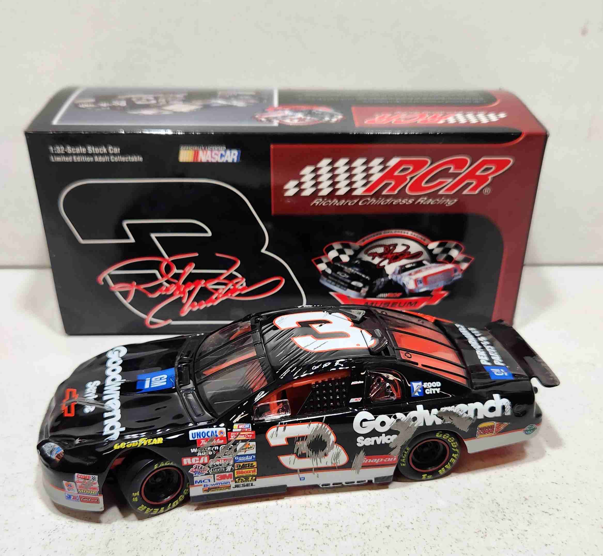 1997 Dale Earnhardt 1/32nd Goodwrench "Daytona Crash Car" Monte Carlo