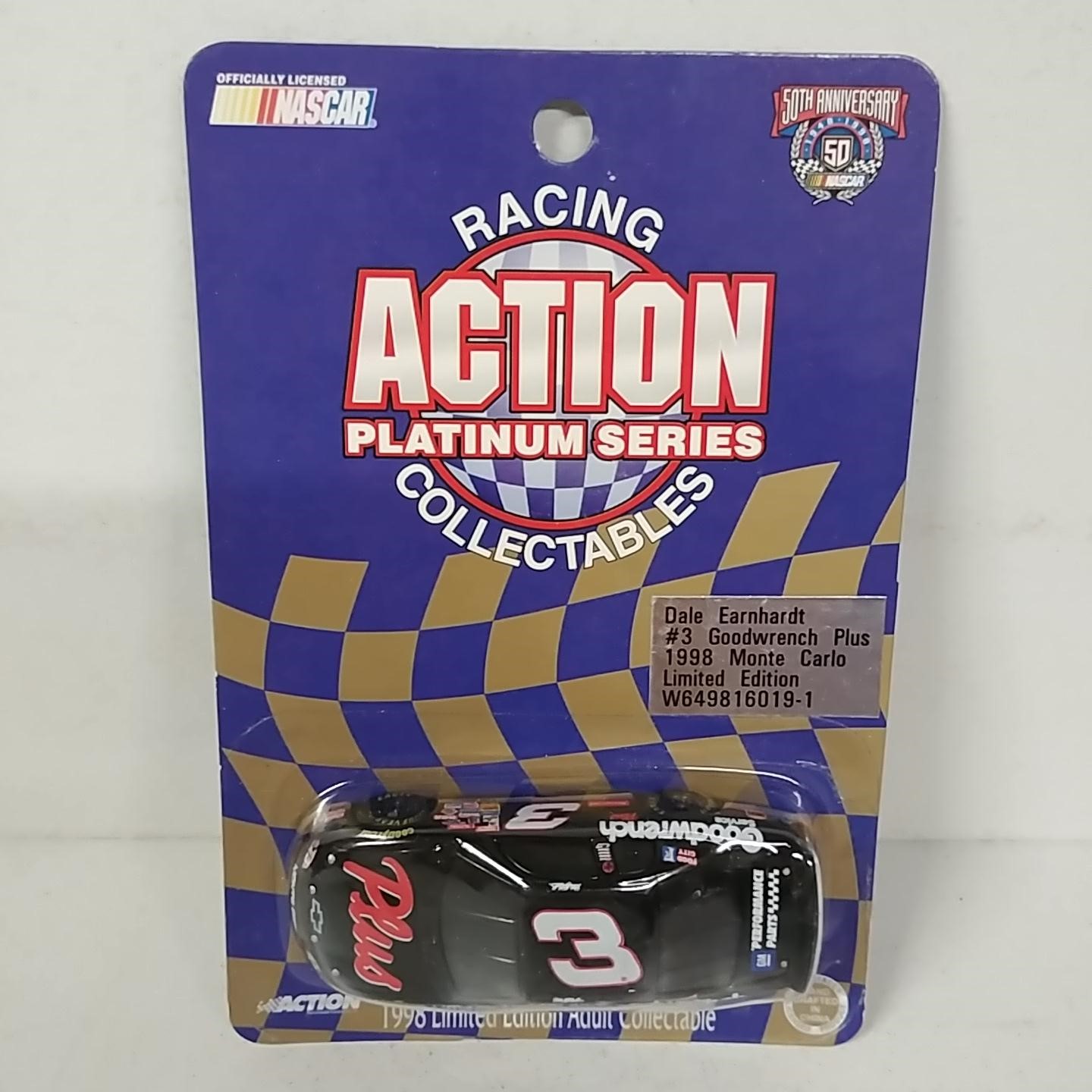 1998 Dale Earnhardt 1/64th Goodwrench Plus black window Monte Carlo