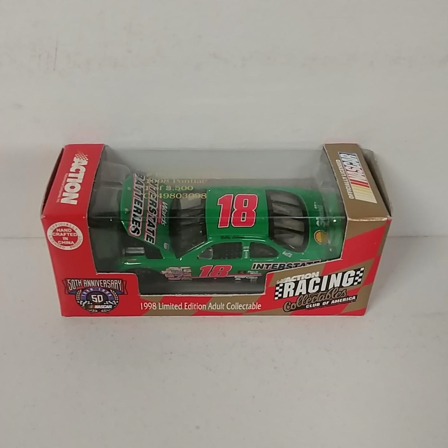 1998 Bobby Labonte 1/64th Interstate Batteries RCCA hood open Pontiac