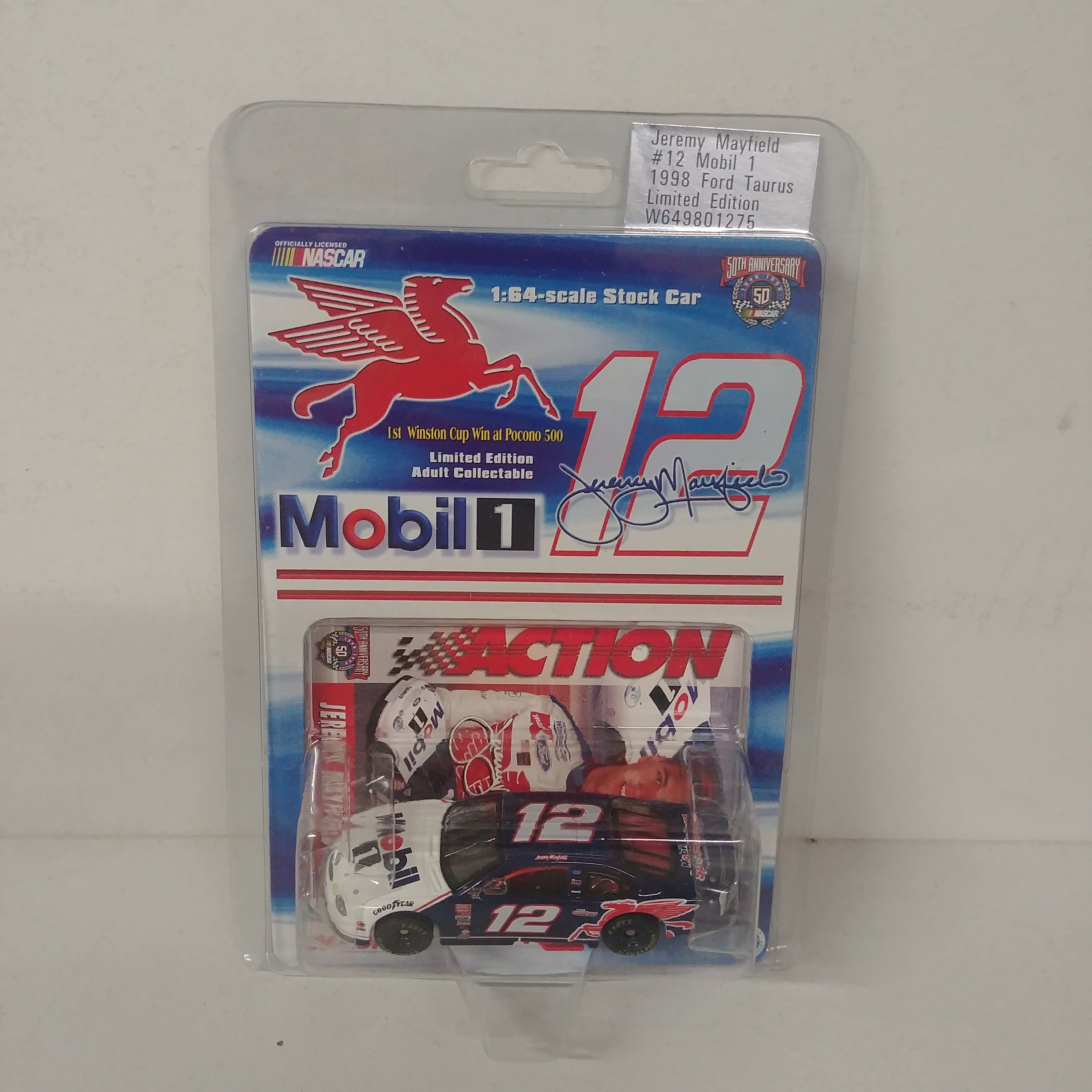 1998 Jeremy Mayfield 1/64th Mobil 1 ARC Taurus