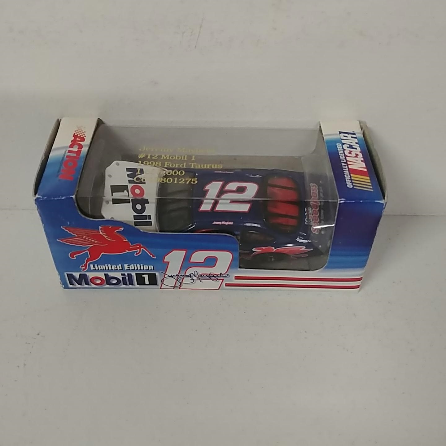 1998 Jeremy Mayfield 1/64th Mobil 1 RCCA hood open Taurus