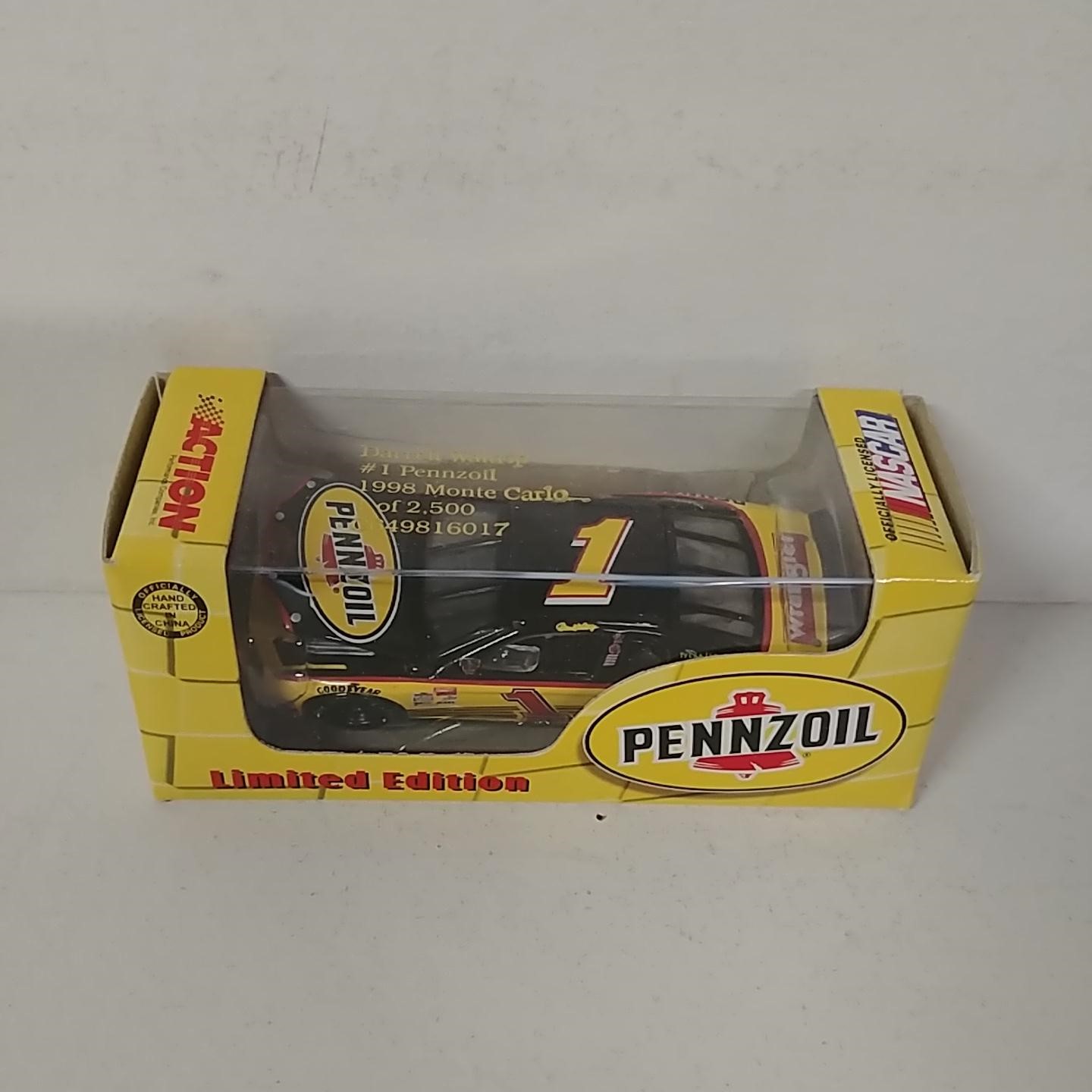 1998 Darrell Waltrip 1/64th Pennzoil RCCA hood open Monte Carlo