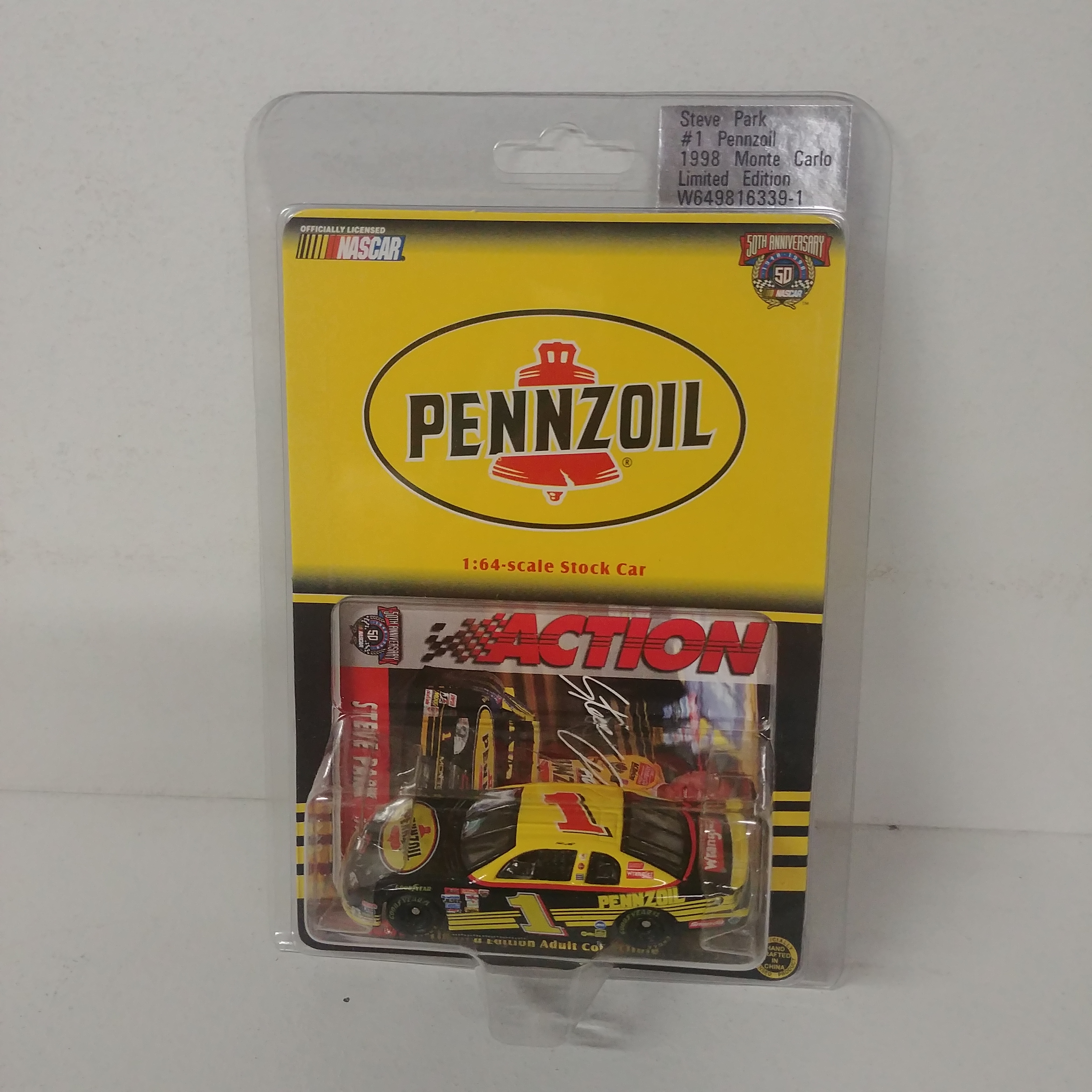 1998 Steve Park 1/64th Pennzoil "Reverse" ARC Monte Carlo