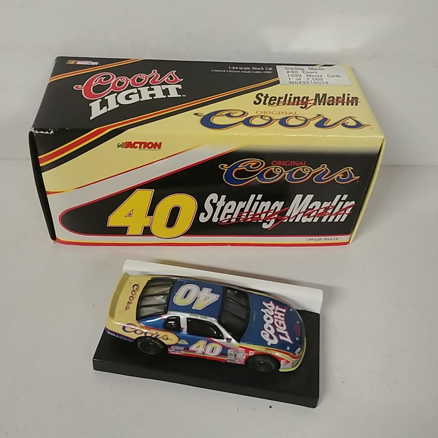 1999 Sterling Marlin 1/64th Coors Light ARC Monte Carlo