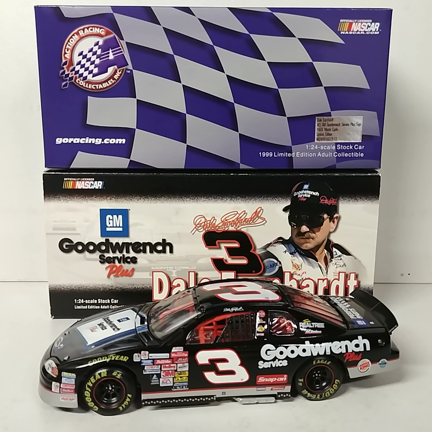 1999 Dale Earnhardt 1/24th Goodwrench Service Plus Sign ARC Monte Carlo