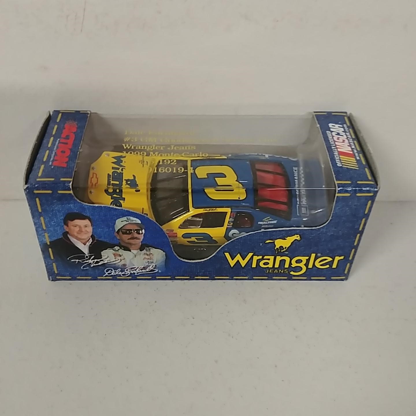 1999 Dale Earnhardt 1/64th GM Goodwrench "Wrangler" hood open Monte Carlo