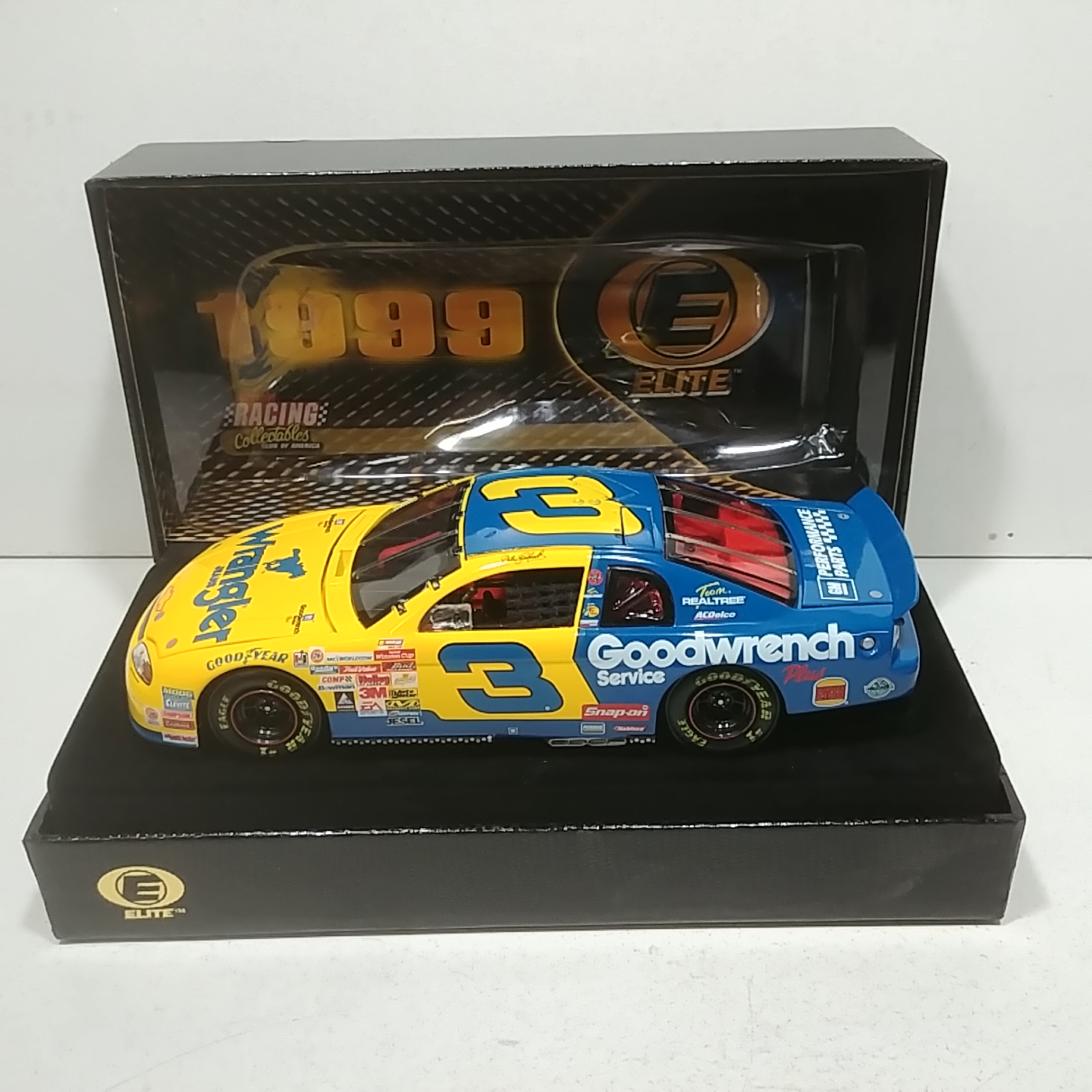 1999 Dale Earnhardt 1/24th GM Goodwrench "Wrangler" Elite Monte Carlo