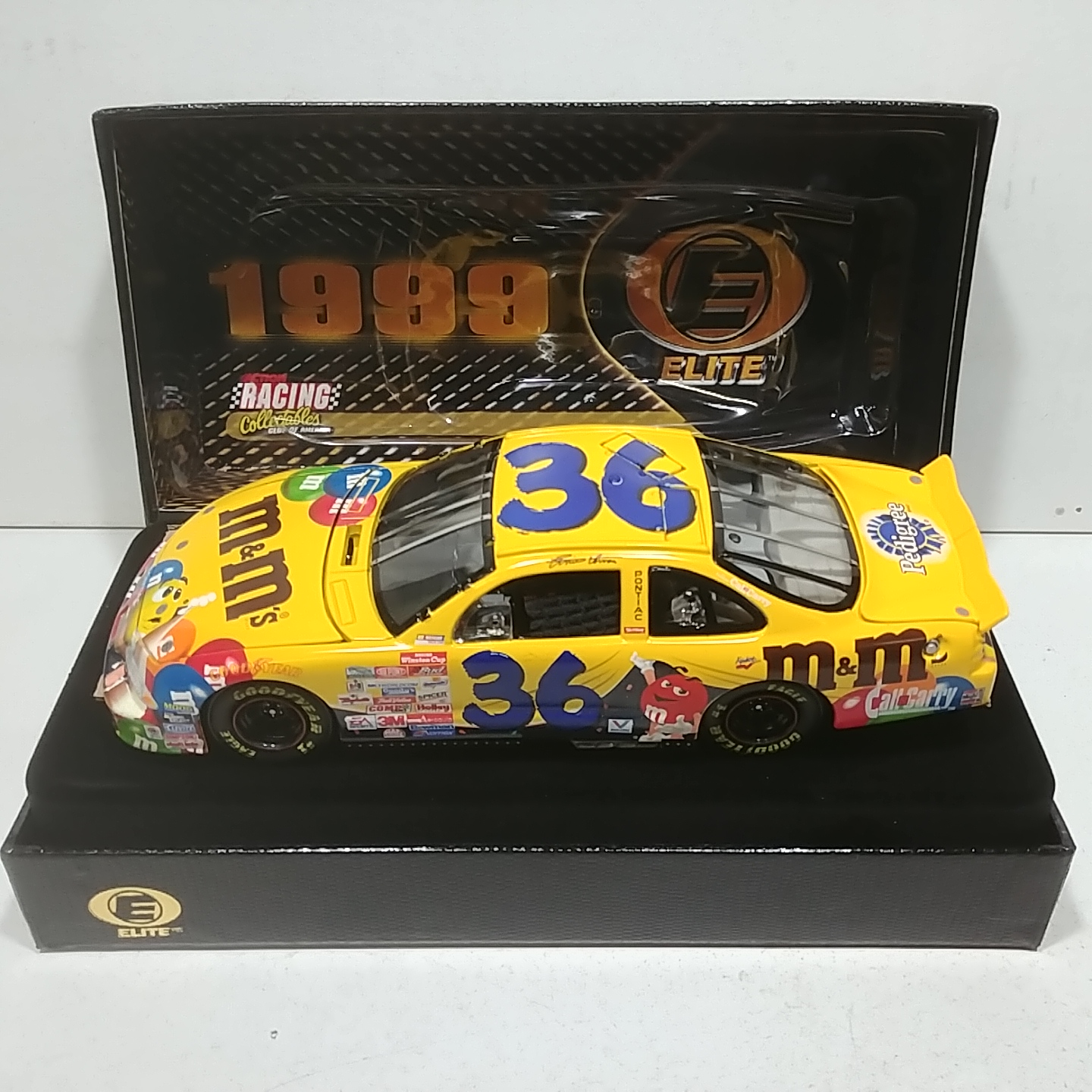 1999 Ernie Irvan 1/24th M&M's "Millennium Countdown" Elite Pontiac