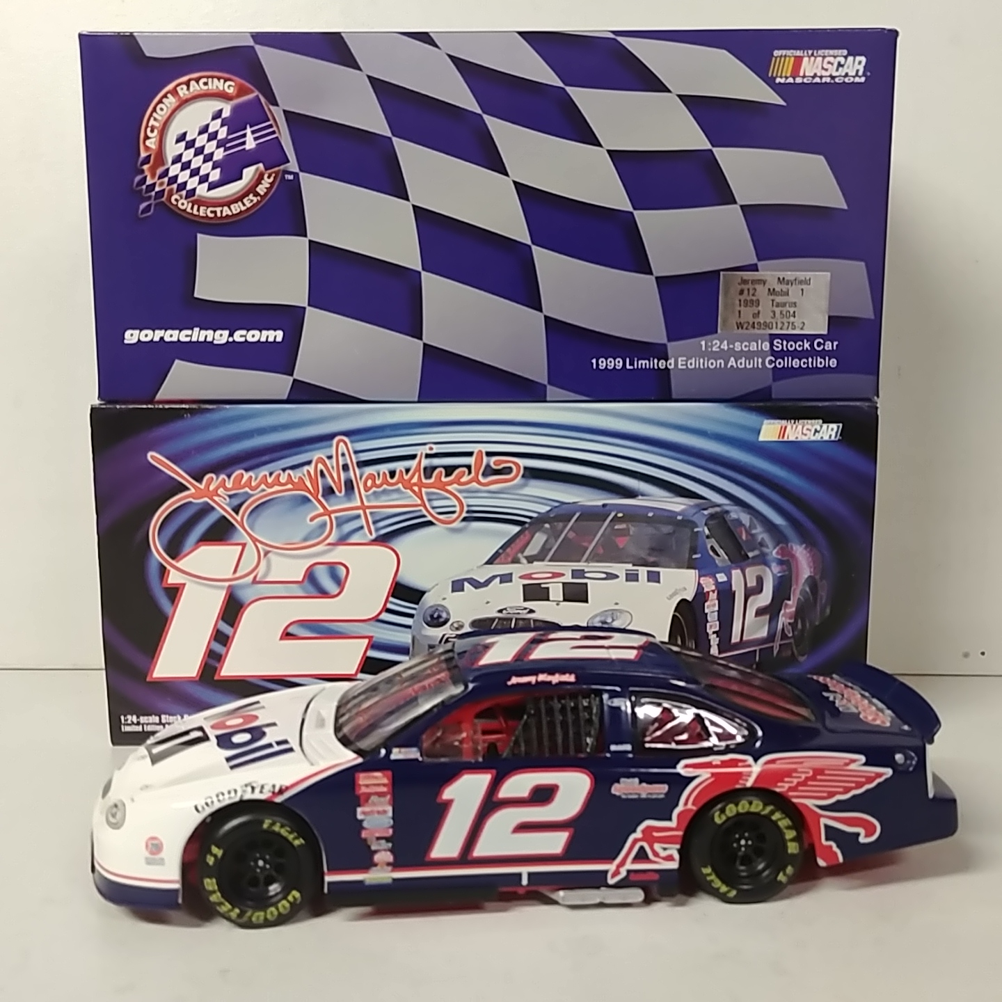 1999 Jeremy Mayfield 1/24th Mobil 1 Taurus