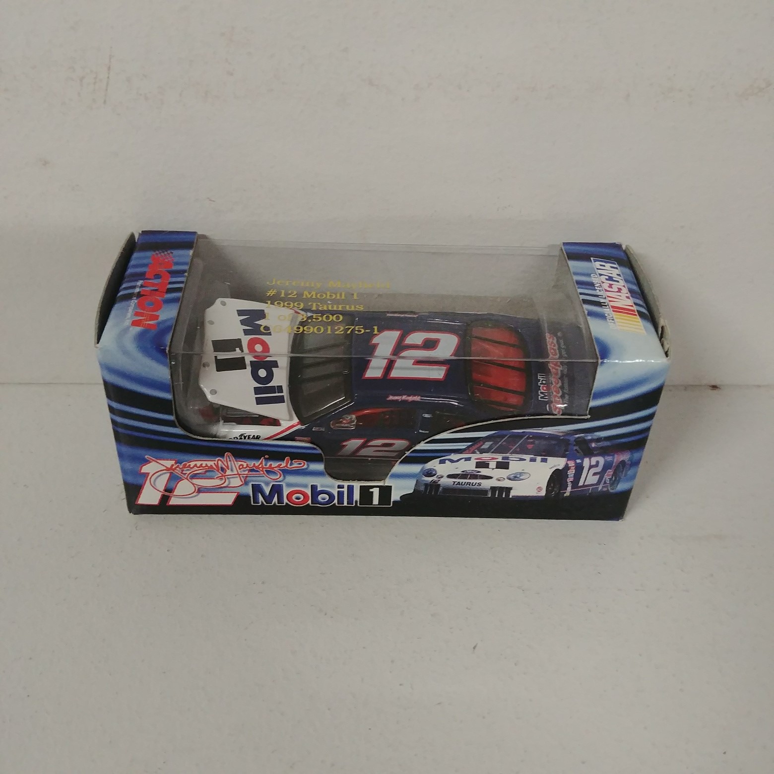 1999 Jeremy Mayfield 1/64 Mobil1 RCCA hood open Taurus