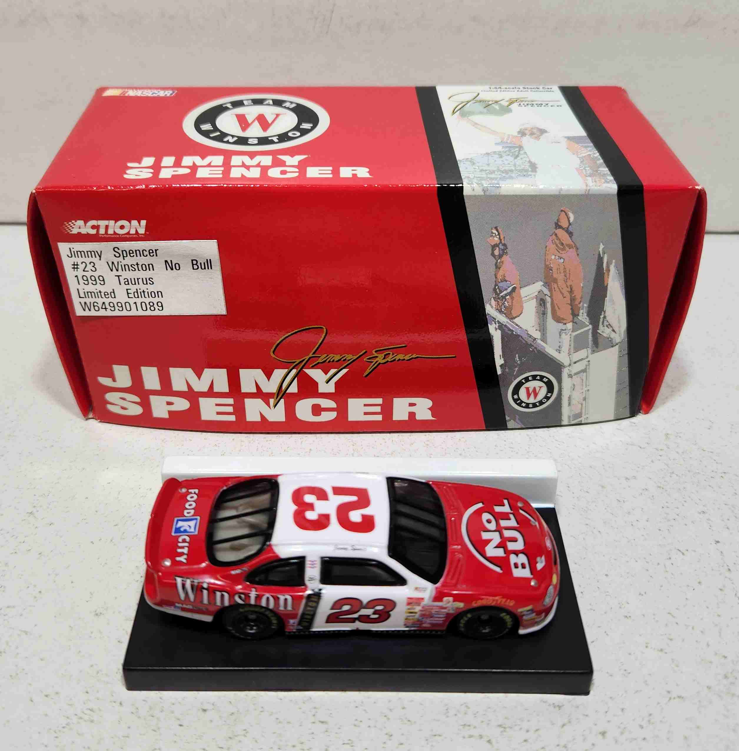 1999 Jimmy Spencer 1/64th Winston No Bull ARC Taurus