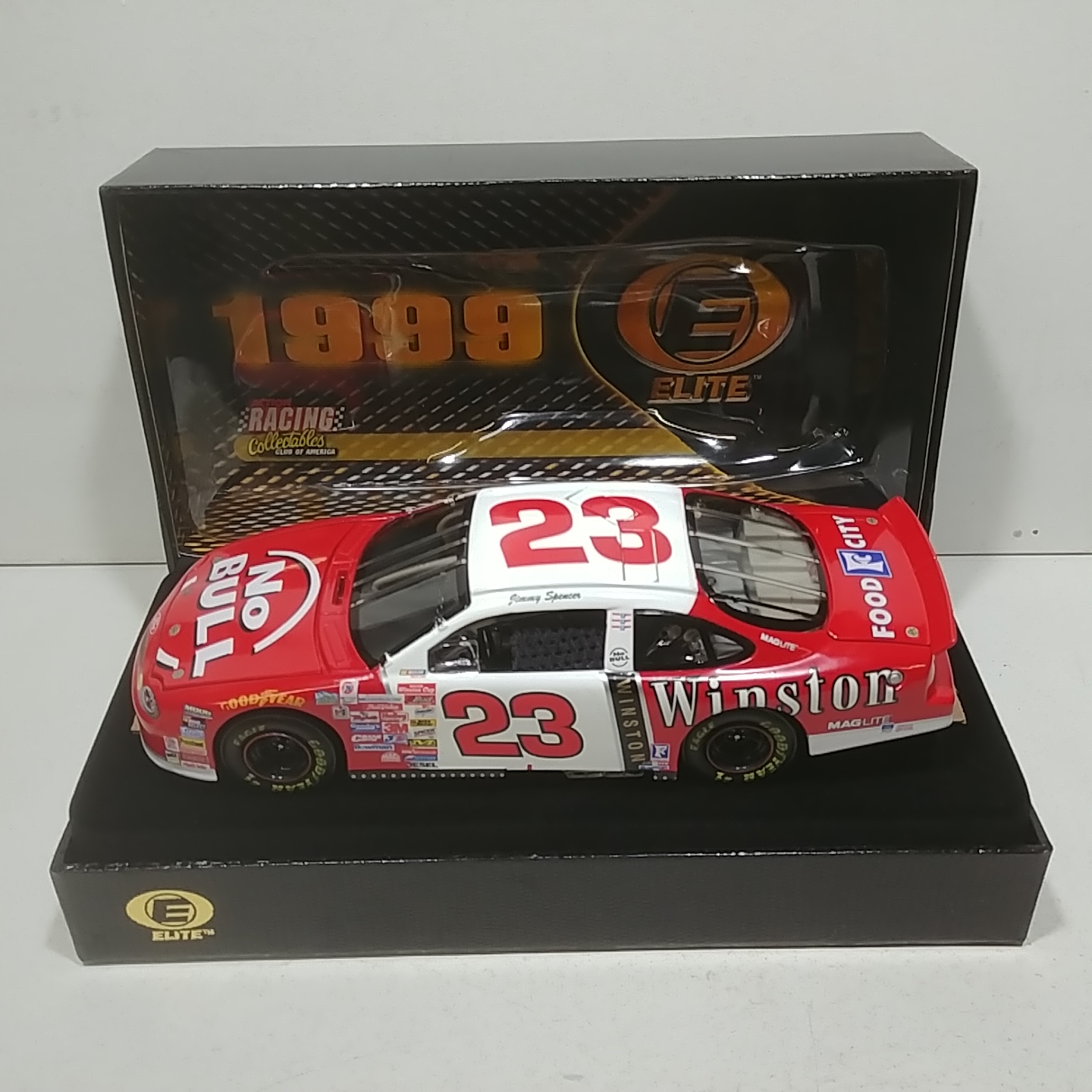 1999 Jimmy Spencer 1/24th Winston "No Bull" Elite Taurus