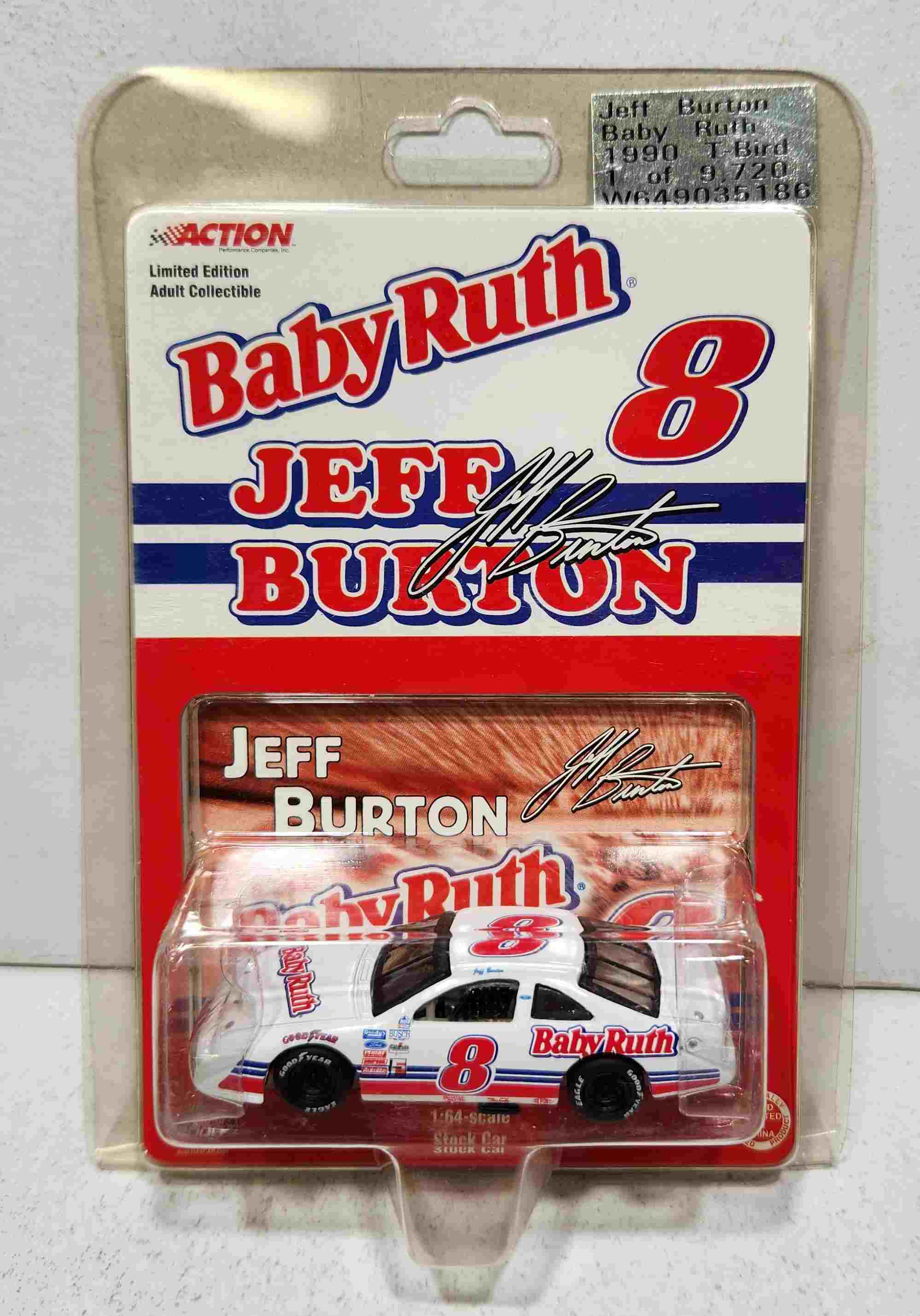 1990 Jeff Burton 1/64th Baby Ruth "Busch Series" ARC Thunderbird 