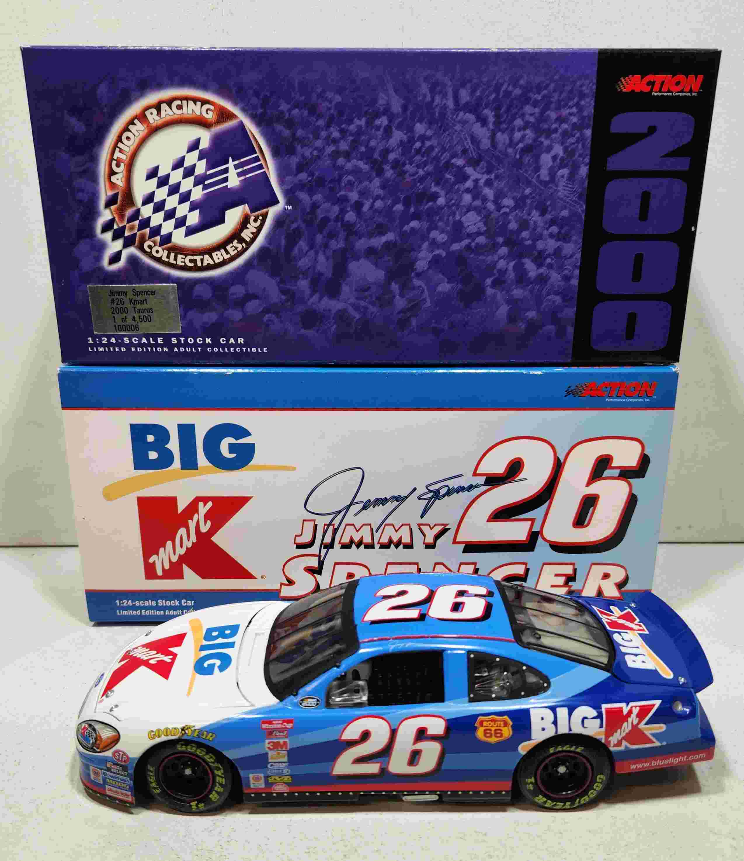 2000 Jimmy Spencer 1/24th Big Kmart Taurus