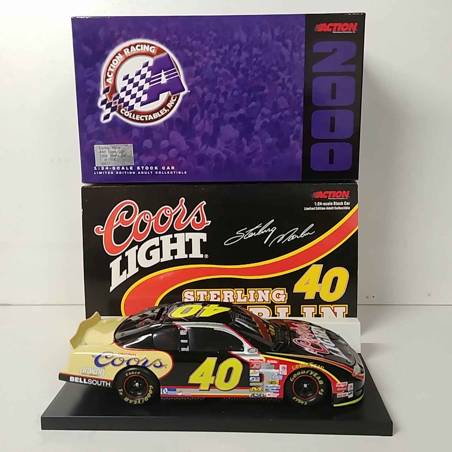 2000 Sterling Marlin 1/24th Coors Light b/w bank