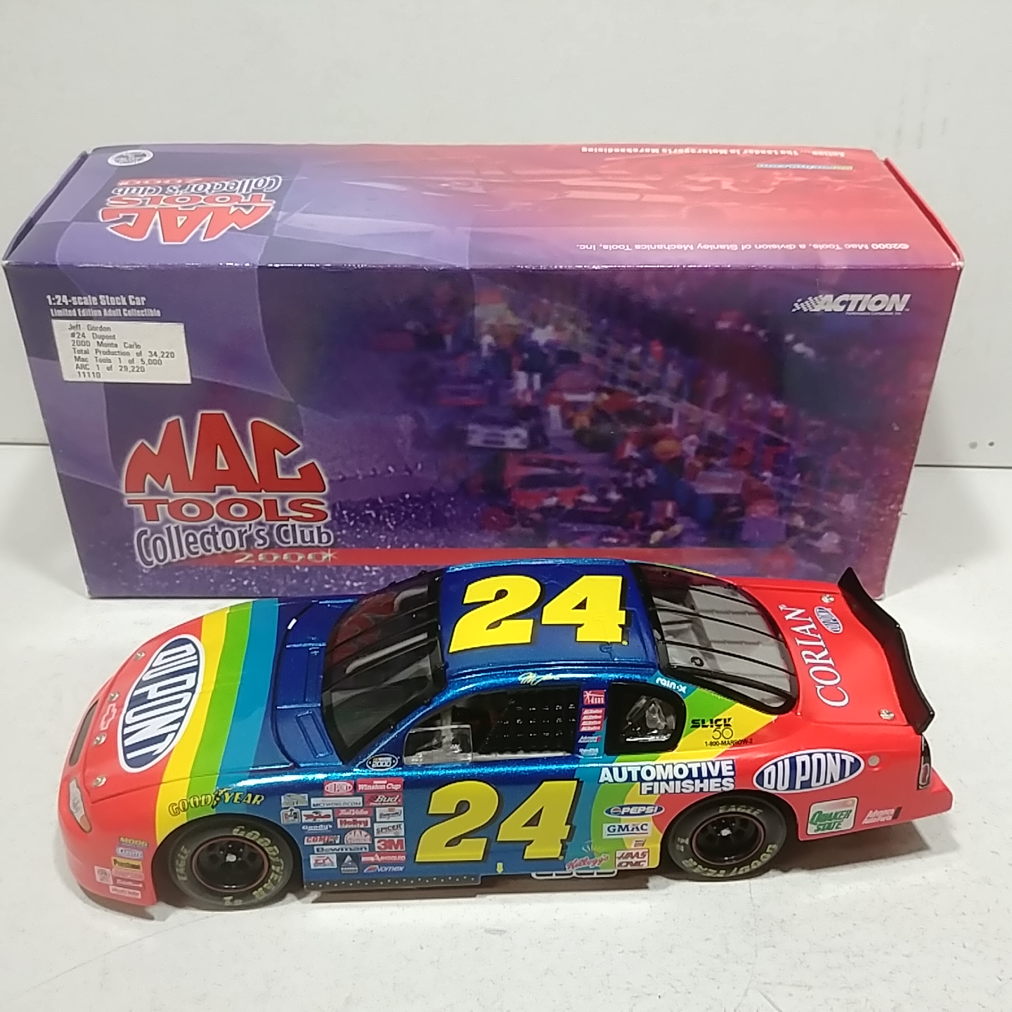 2000 Jeff Gordon 1/24th Dupont "Mac Tools Version" Monte Carlo