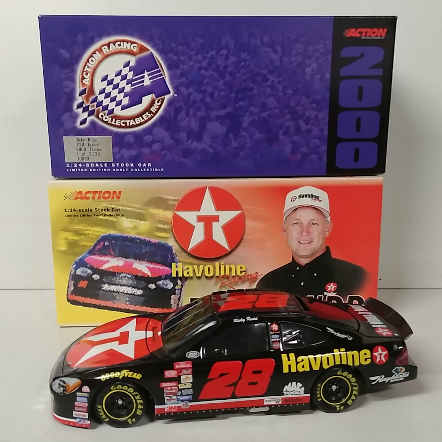 2000 Ricky Rudd 1/24th Texaco b/w bank