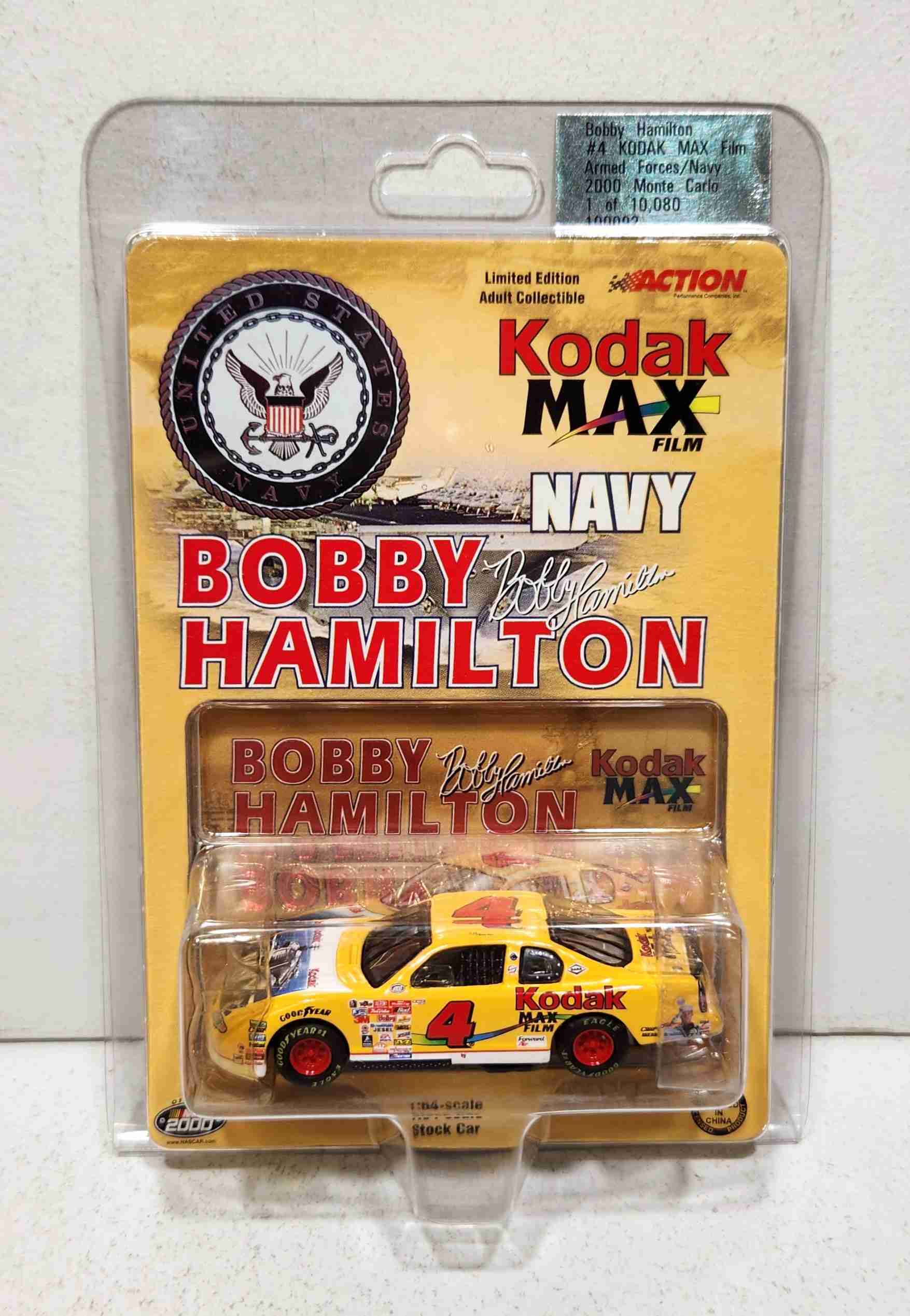 2000 Bobby Hamilton 1/64th Kodak Max "Navy" Monte Carlo