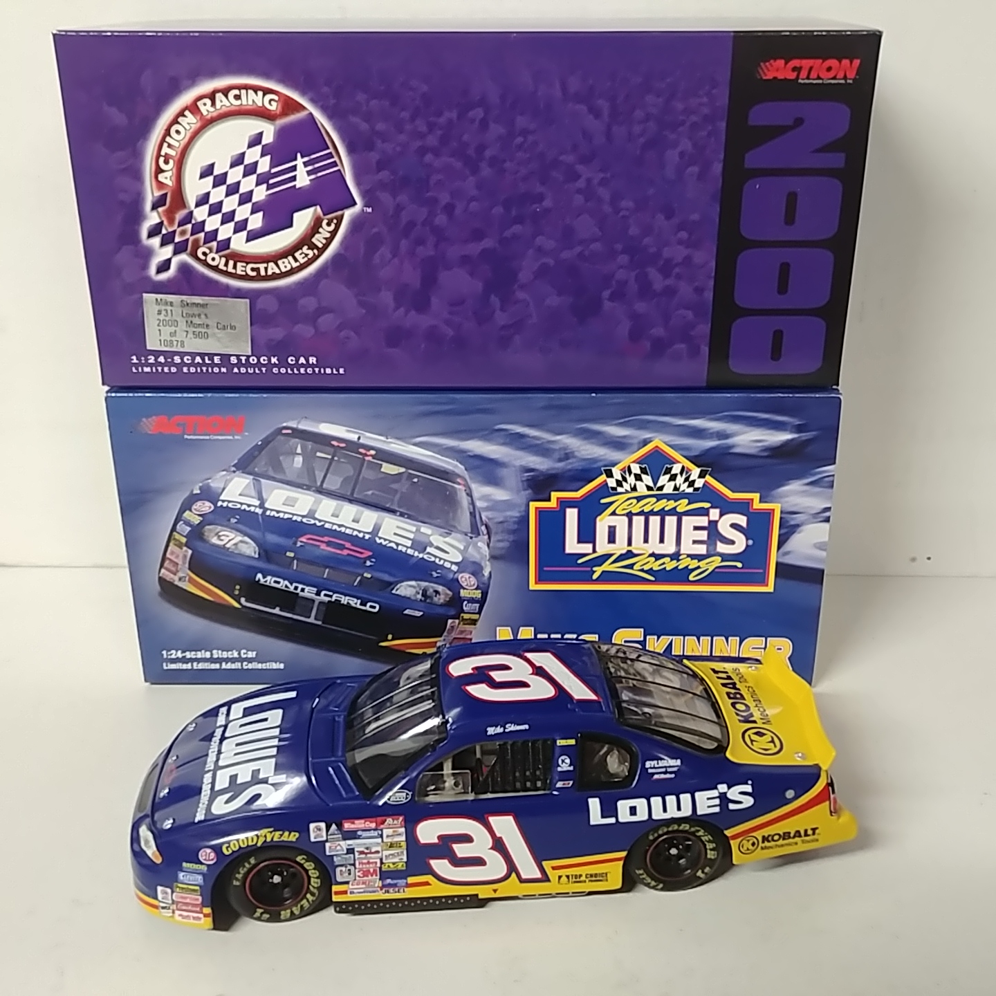 2000 Mike Skinner 1/24th Lowe's c/w car