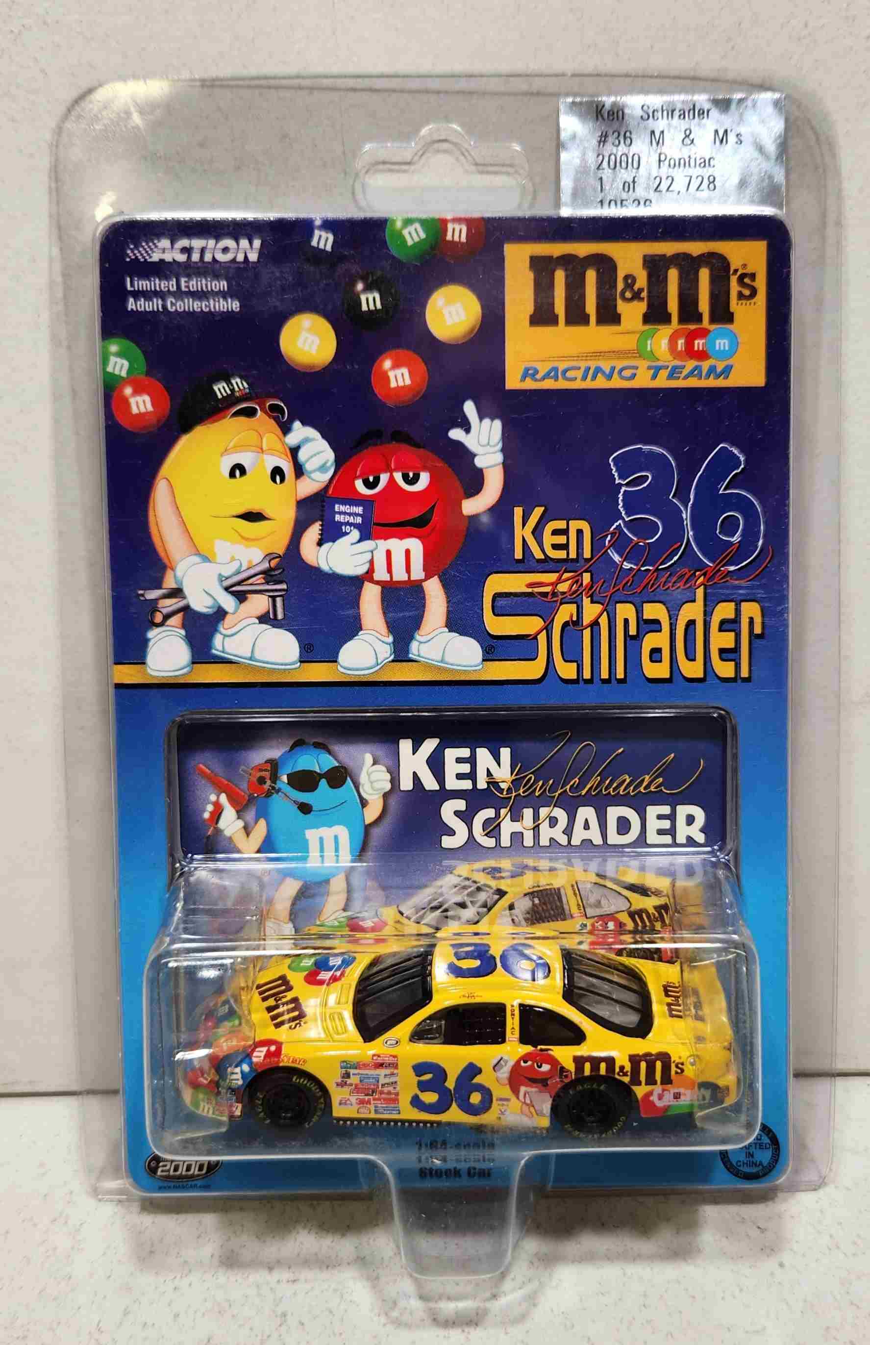 2000 Ken Schrader 1/64th M&M's Pontiac