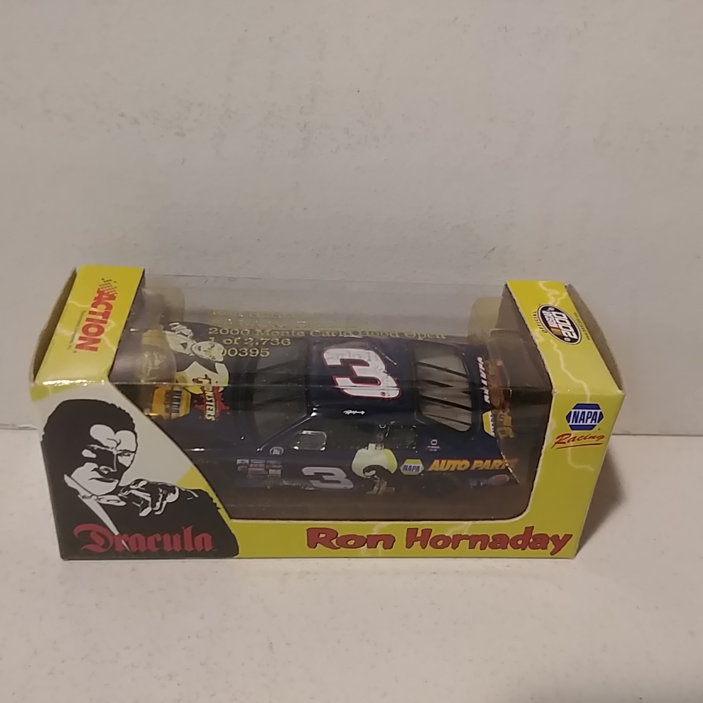 2000 Ron Hornaday 1/64th NAPA "Dracula""Busch Series" RCCA hood open Monte Carlo