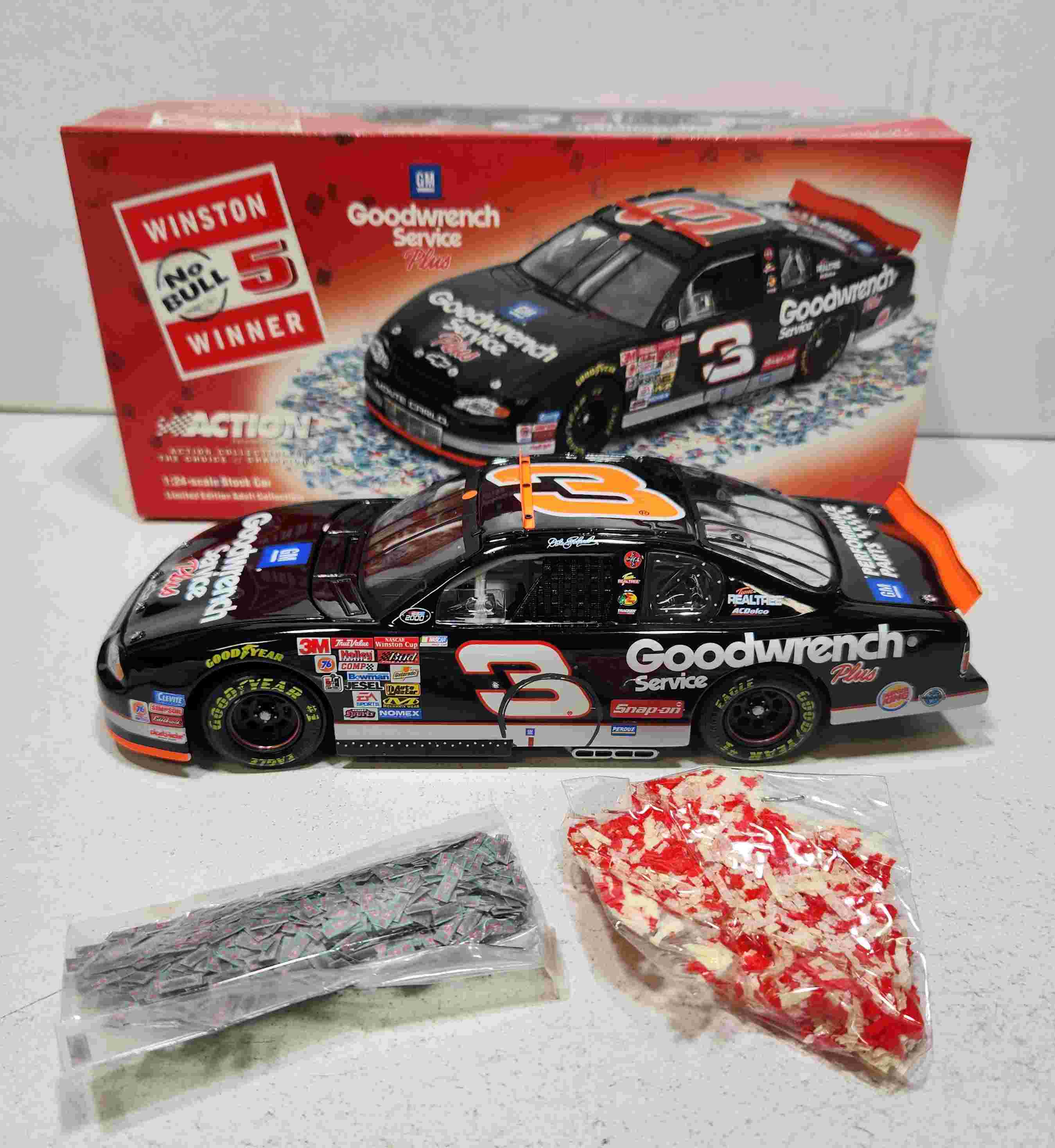 2000 Dale Earnhardt 1/24th GM Goodwrench "76th Win Talladega" c/w Monte Carlo