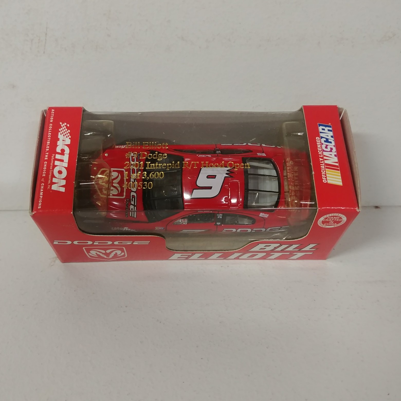 2001 Bill Elliott 1/64th Dodge RCCA hood open Intrepid R/T