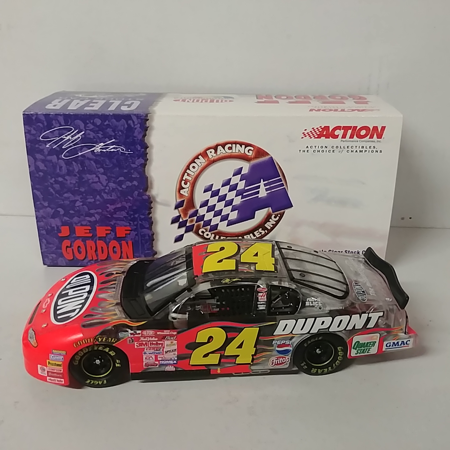 2001 Jeff Gordon 1/24th DuPont "Clear" Car Monte Carlo