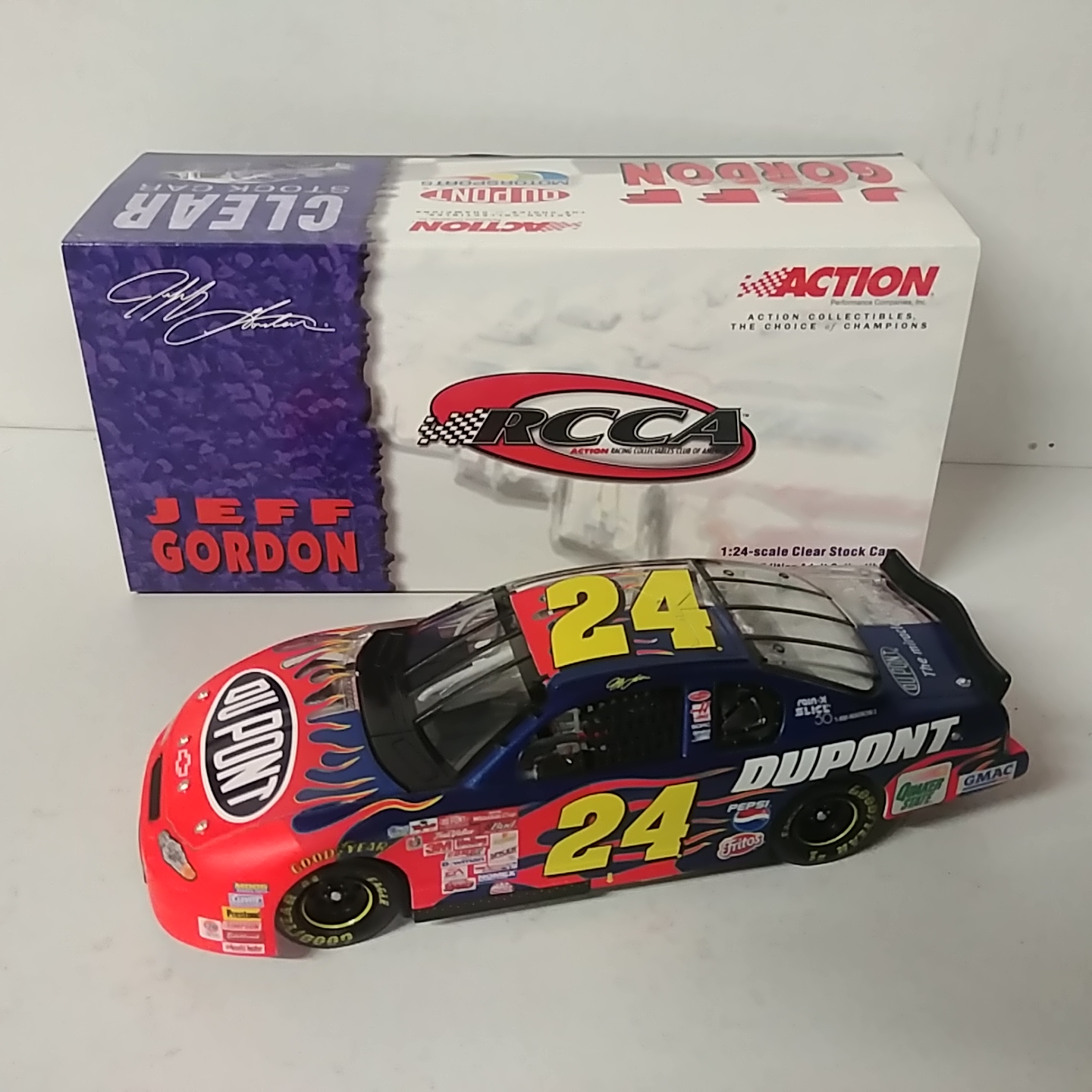 2001 Jeff Gordon 1/24th DuPont "Half Clear" Car