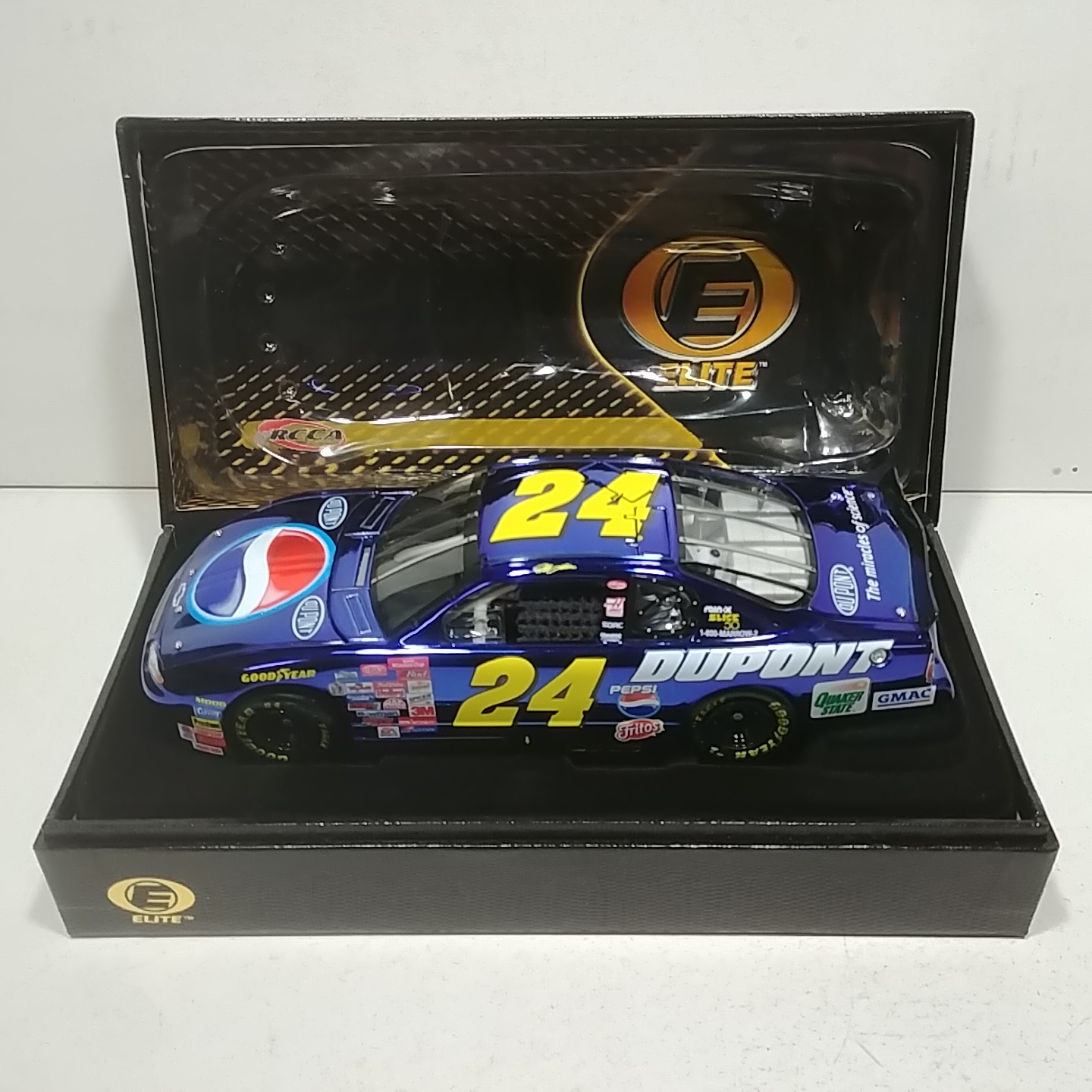 2001 Jeff Gordon 1/24th Dupont Pepsi "Color Chrome" Elite Monte Carlo