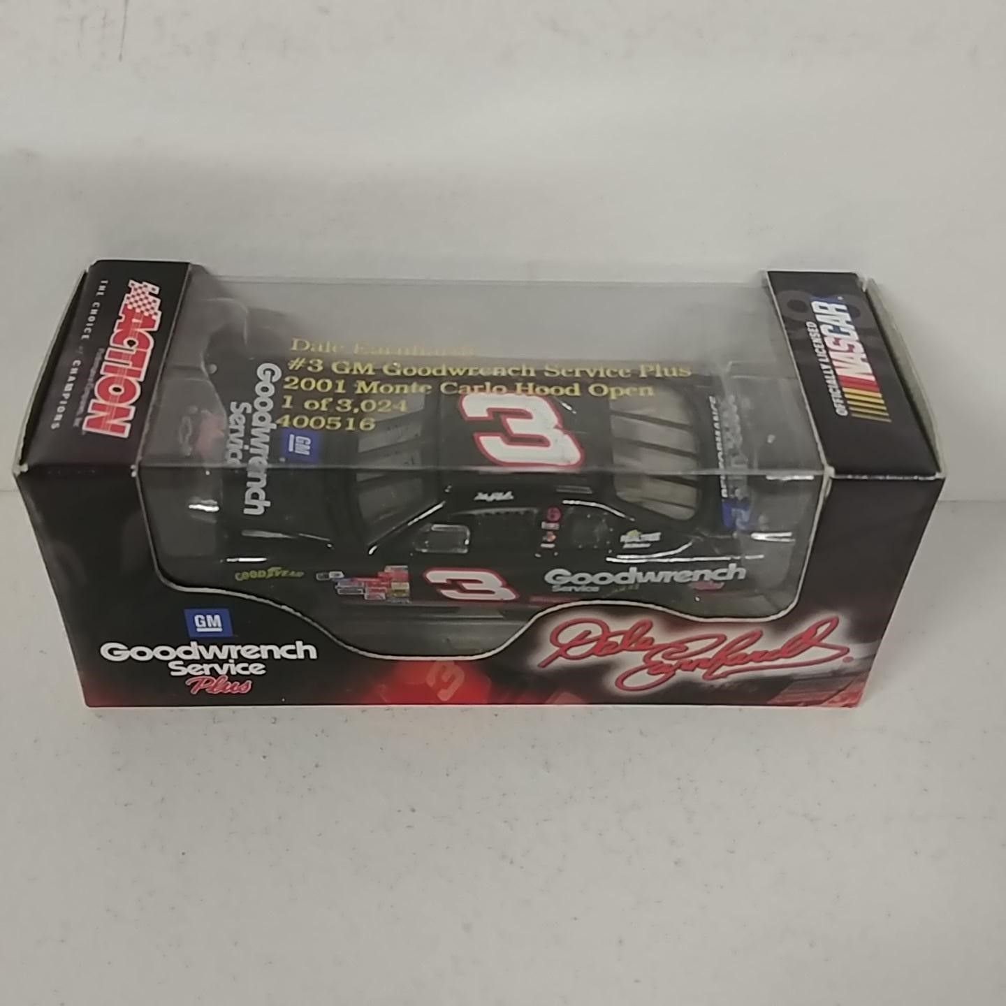 2001 Dale Earnhardt 1/64th Goodwrench RCCA hood open Monte Carlo