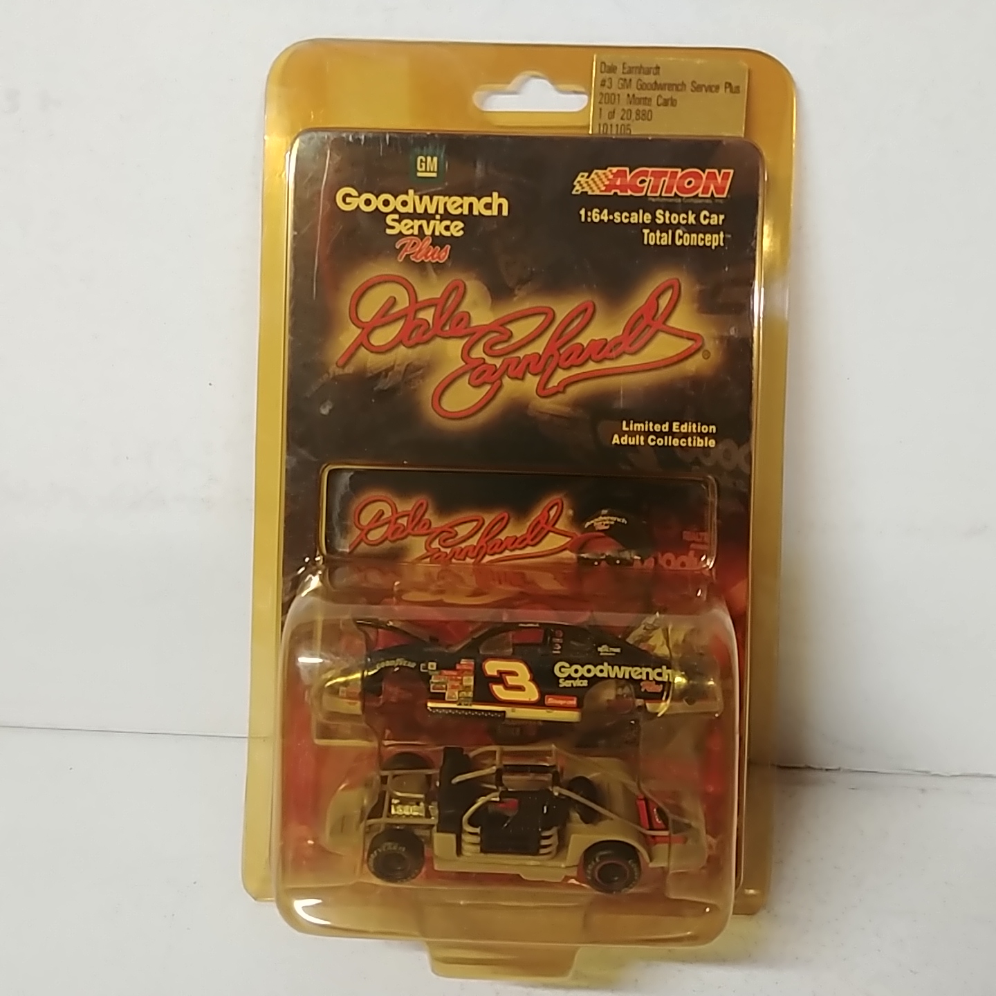 2001 Dale Earnhardt 1/64th Goodwrench Total Concept ARC Monte Carlo