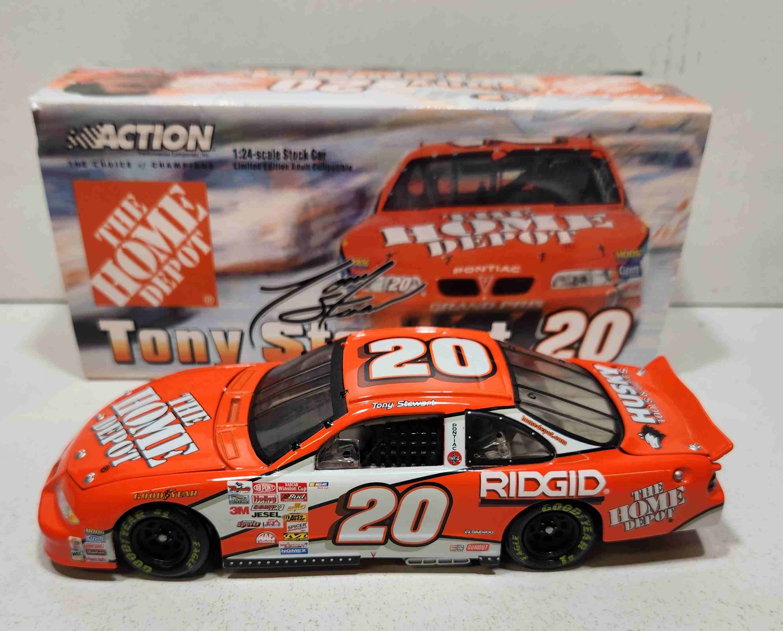 2001 Tony Stewart 1/24th Home Depot Grand Prix 