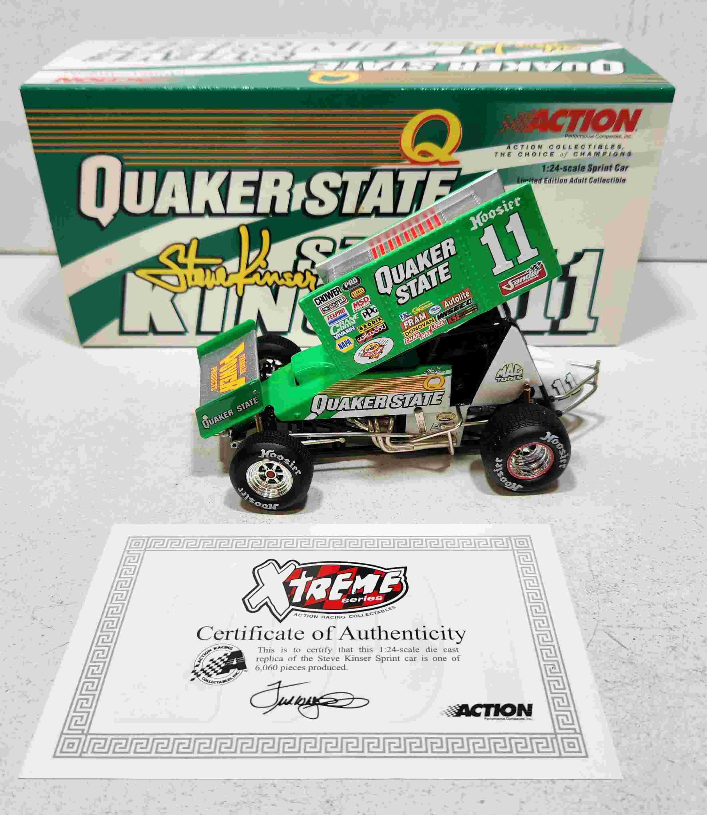 2001 Steve Kinser 1/24th Quaker State sprint car