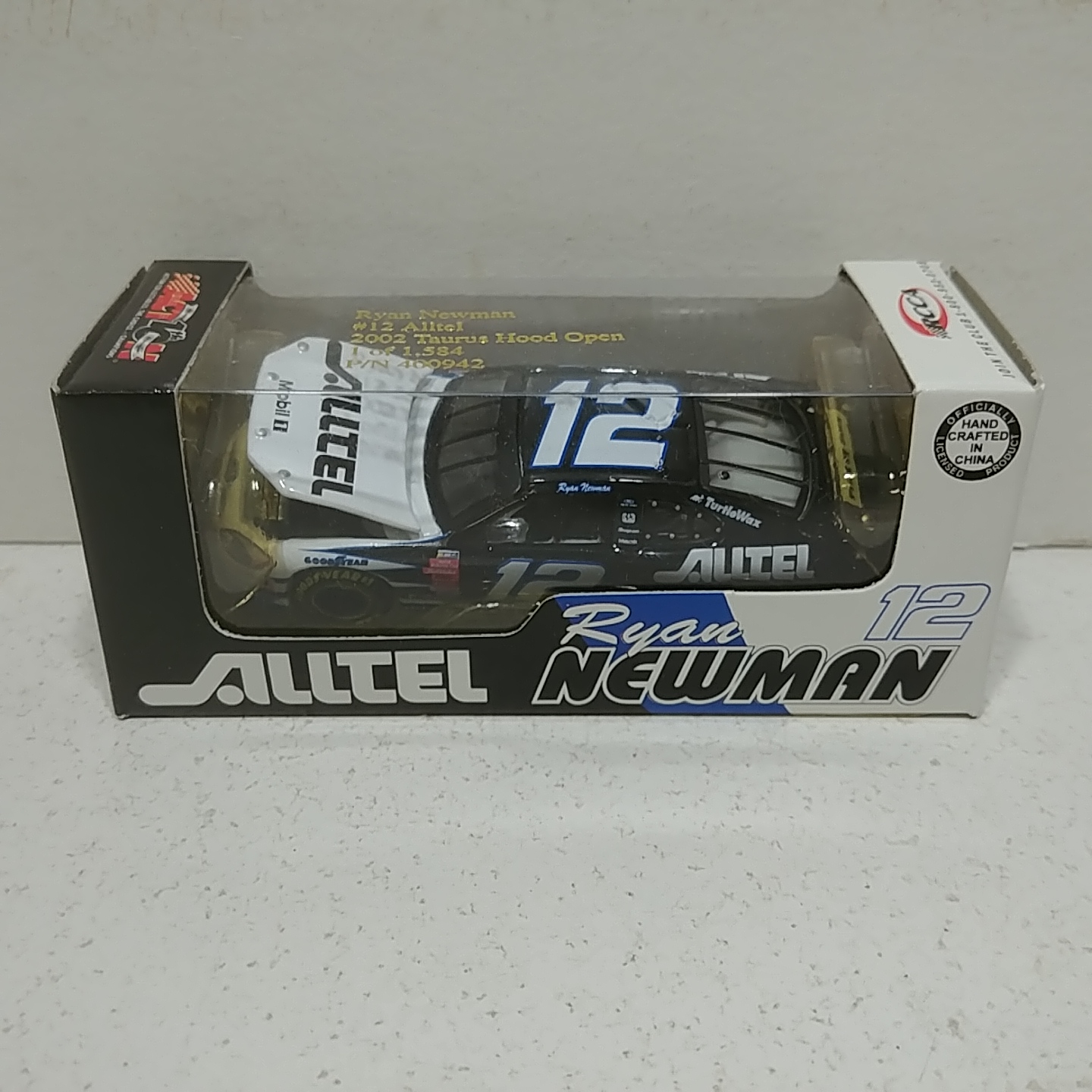 2002 Ryan Newman 1/64th Alltel RCCA hood open Taurus