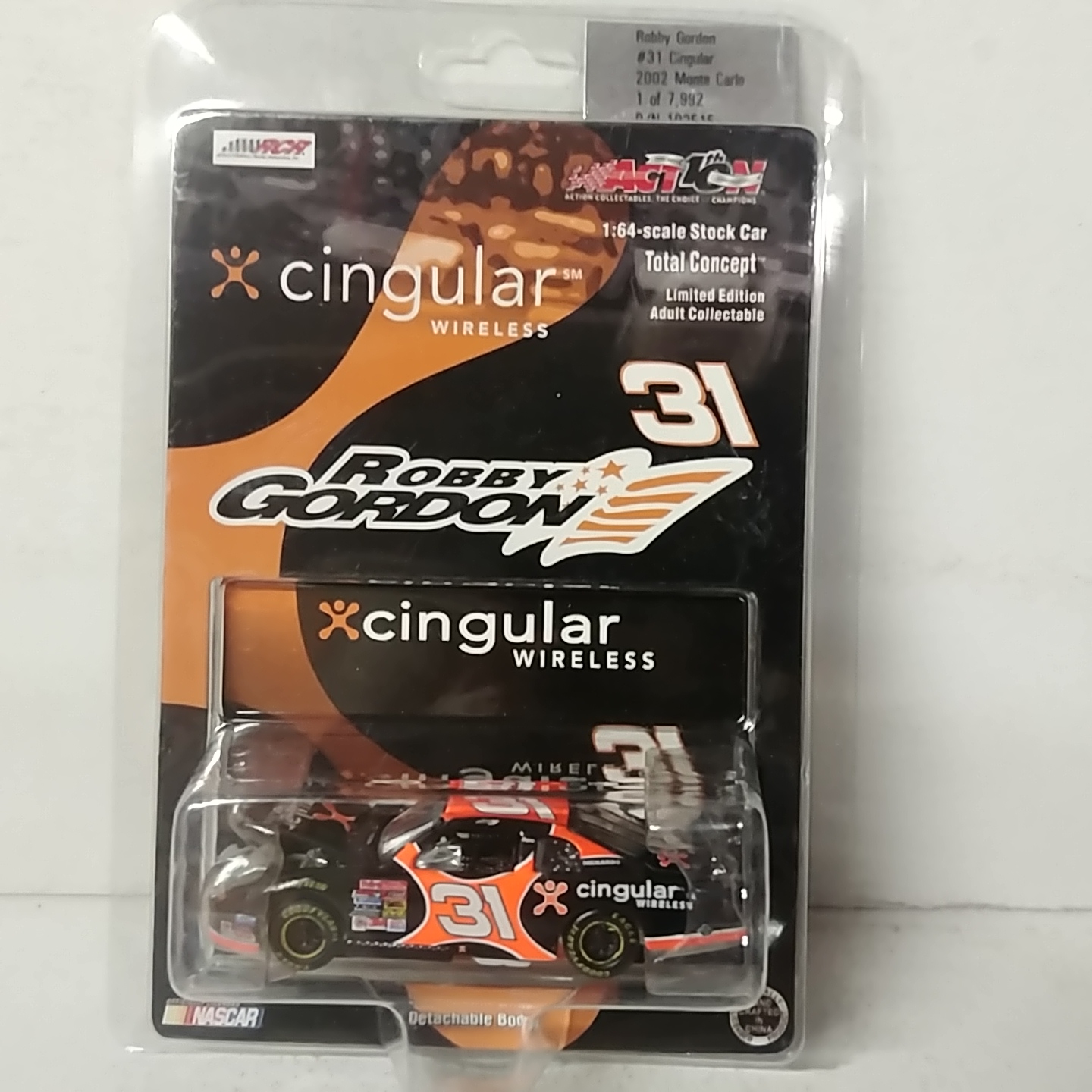 2002 Robby Gordon 1/64th Cingular Total Concept ARC Monte Carlo