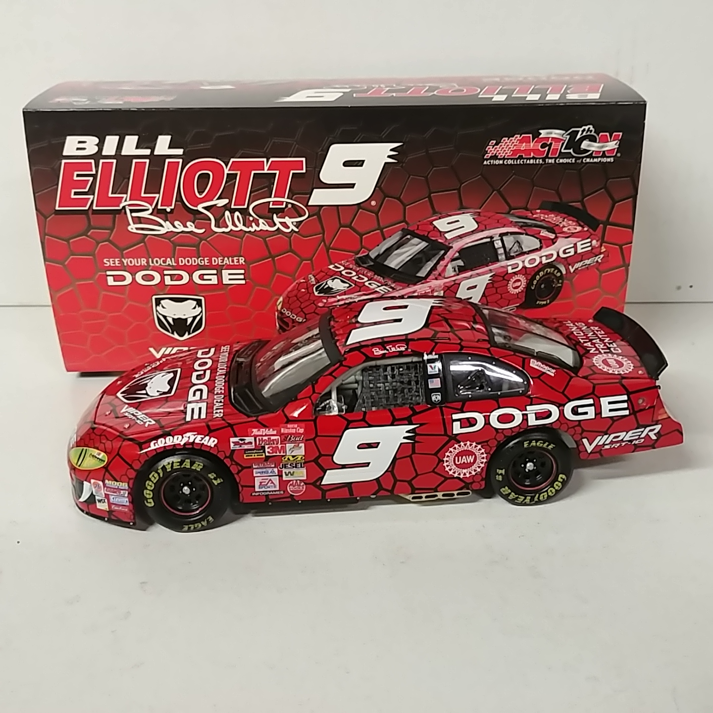 2002 Bill Elliott 1/24th Dodge "Viper" c/w Intrepid R/T