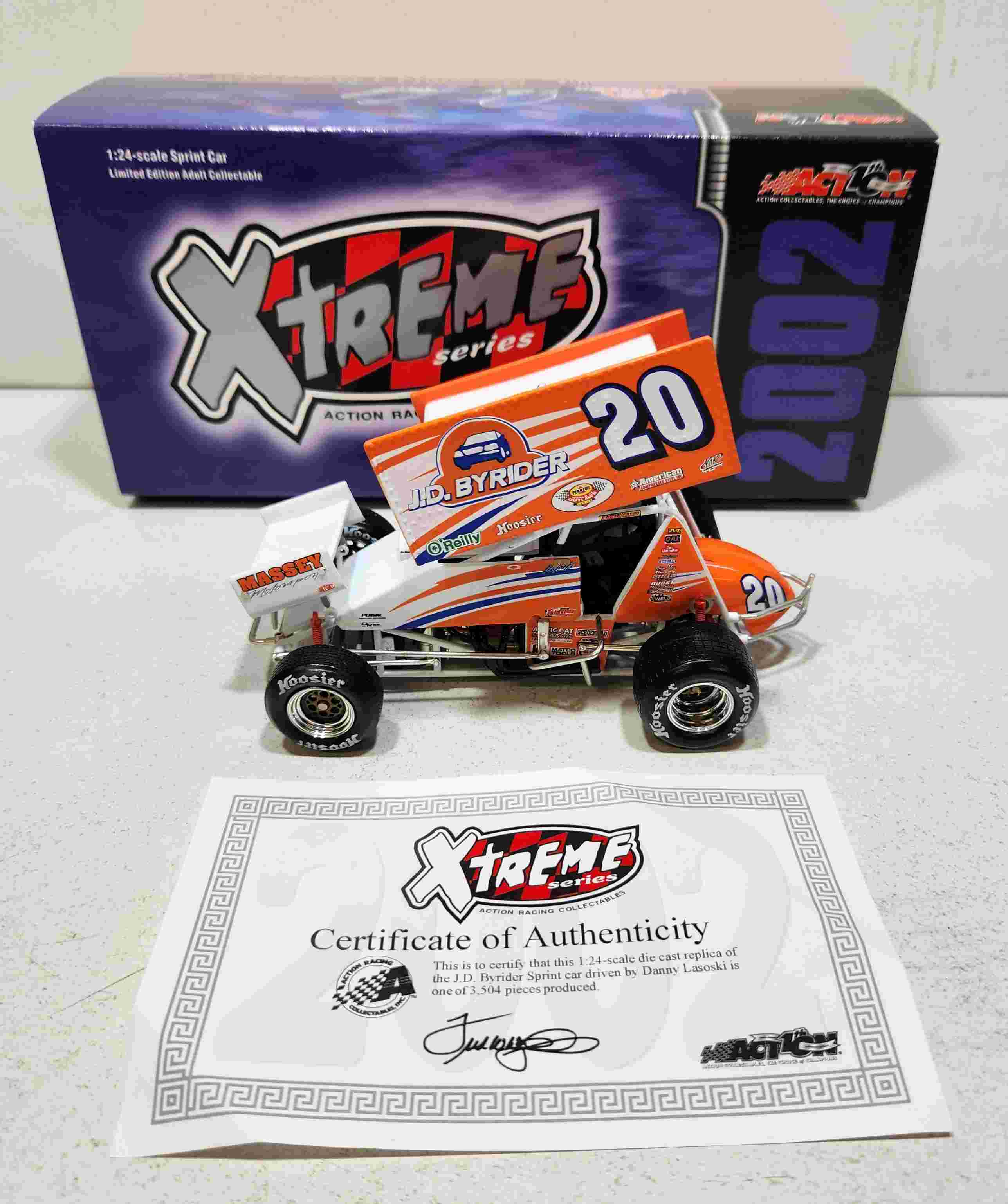 2002 Danny Lasoski 1/24th JD Byrider sprint car